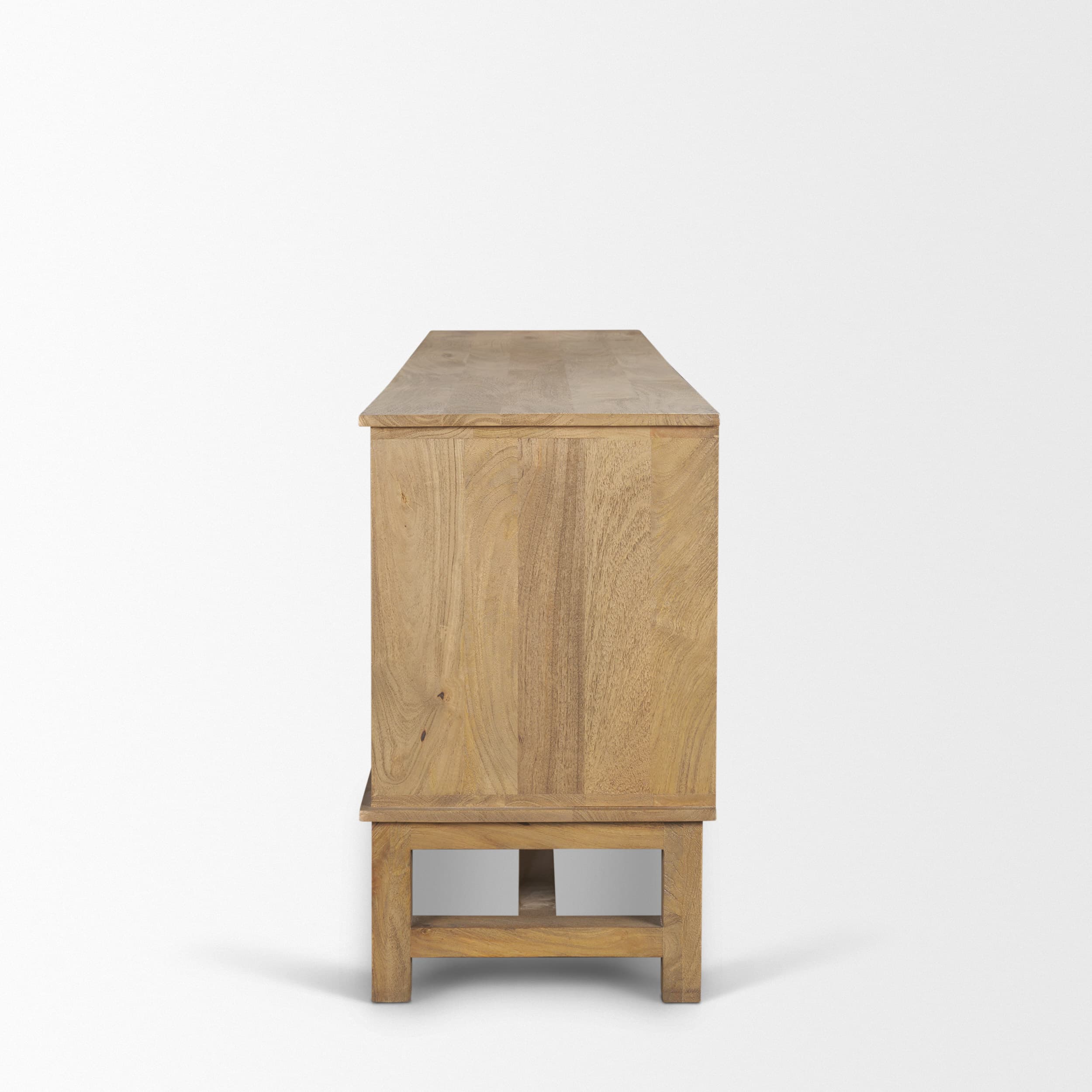 Truss Cool Brown Wood 4 Door Closed Sideboard — product photograph