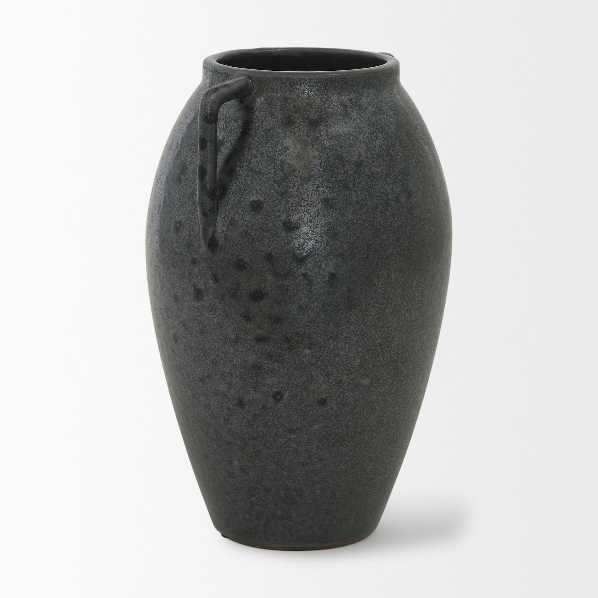 Kora Medium Dark Metallic Double Ear Vase — product photograph