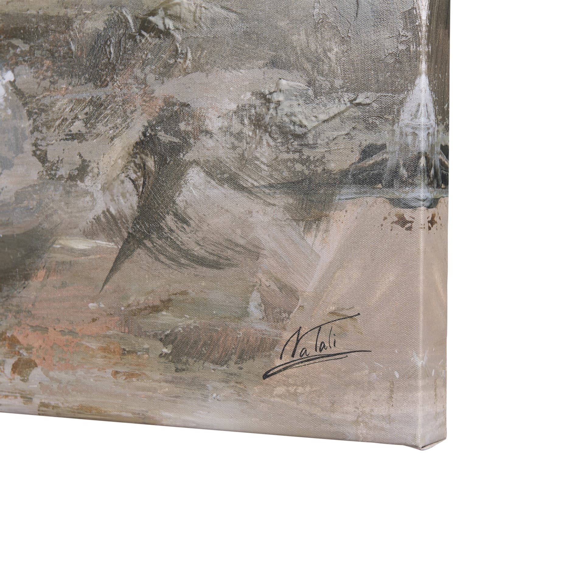 Late Autumn in Countryside II by Mercana Studio a Hand Embellished Textured Canvas — product photograph