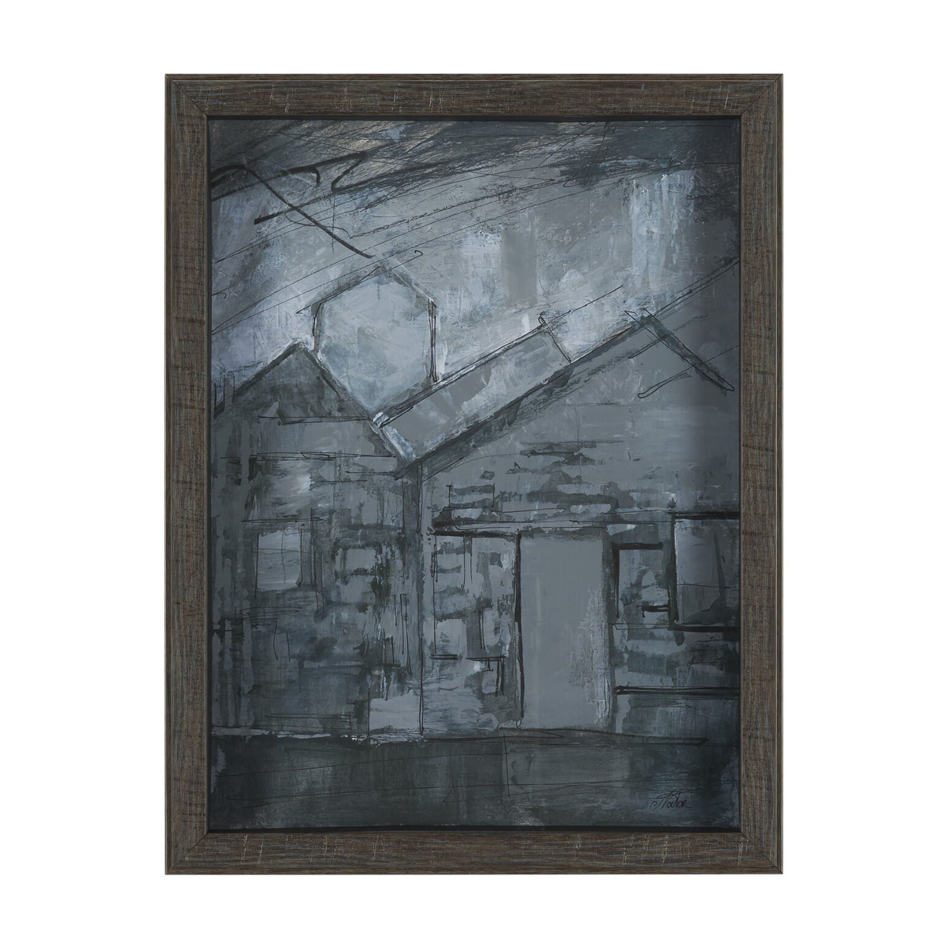 Community 1C by Mercana Studio Framed Artwork Matted under Glass — product photograph