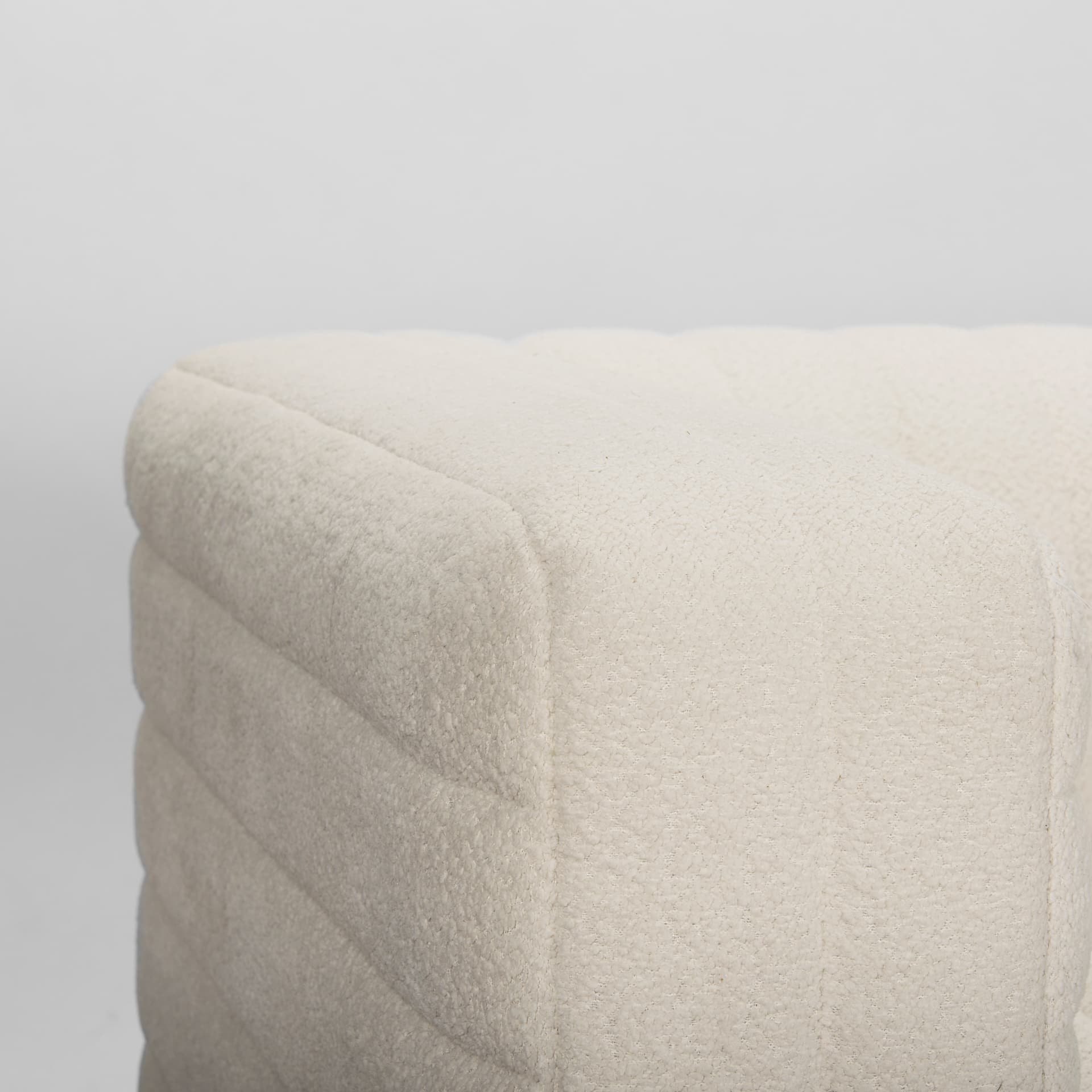Ricciardo Cream Boucle 3-Seater Sofa — product photograph