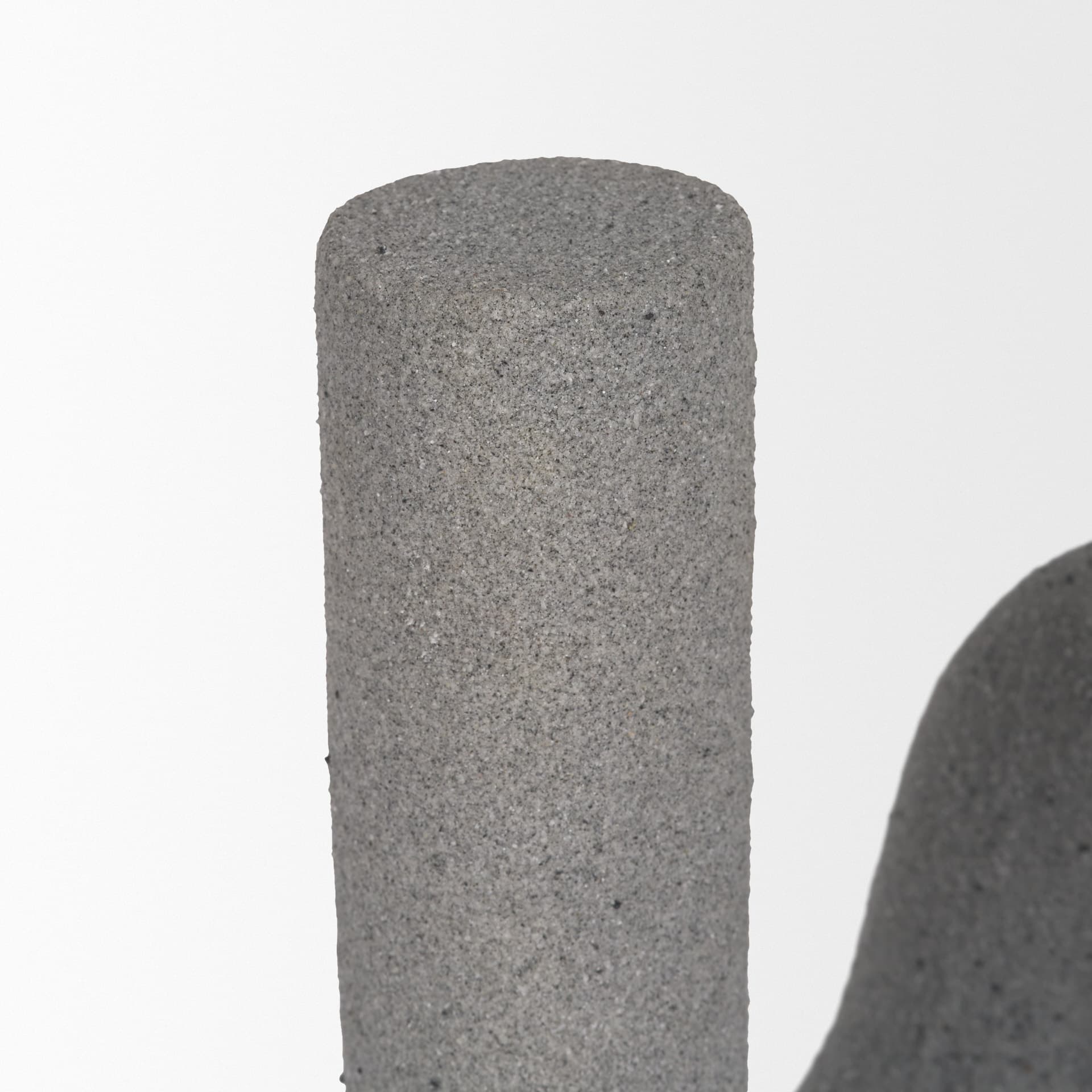 Kailyn Resin Textured Concrete Gray Decorative Object — product photograph