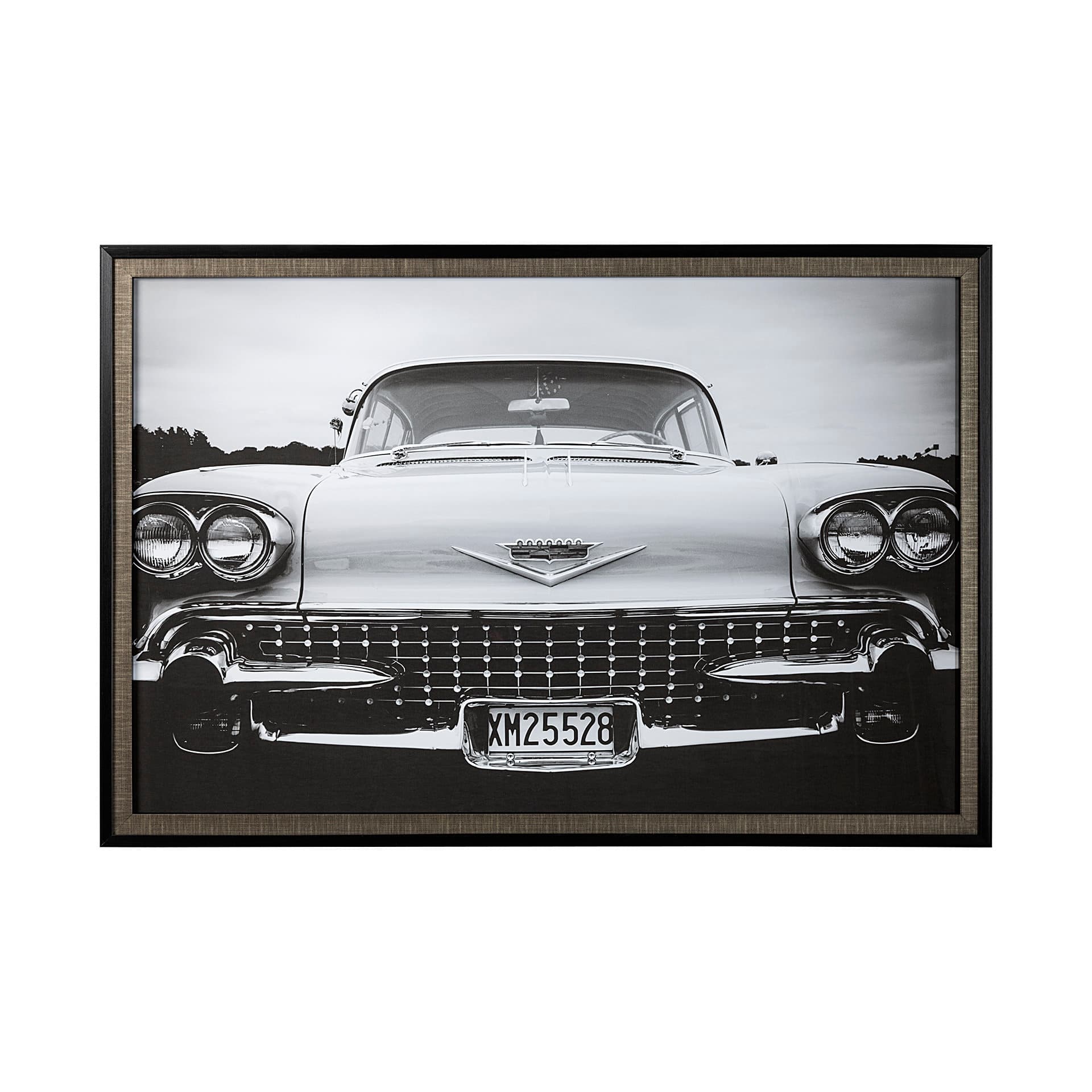 Cadilac Series 62-1958 by Hakan Strand a Framed Photo Art Print Matted under Glass — product photograph