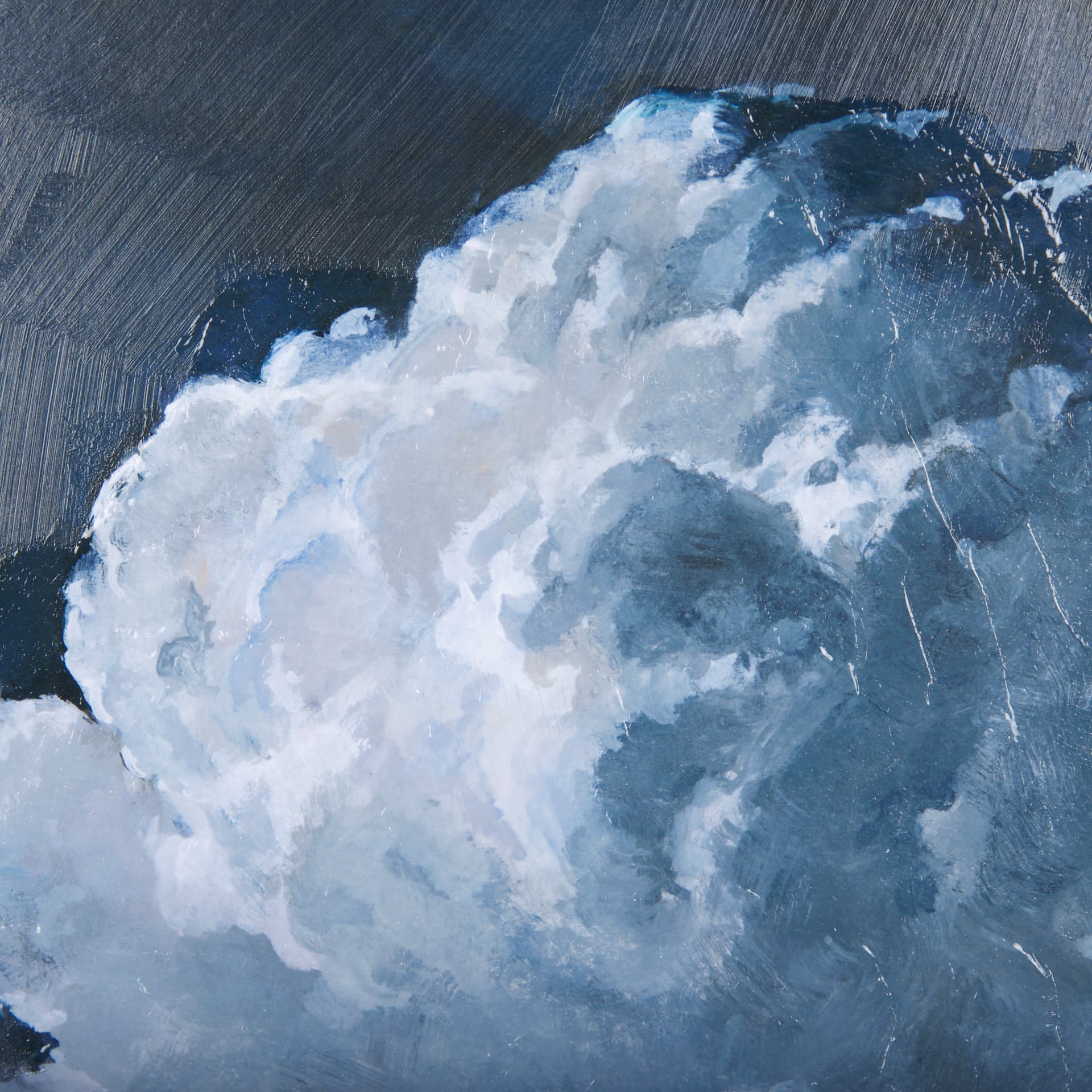 Night cloud I by Mercana Studio a Hand Embellished Textured Framed Art Print — product photograph
