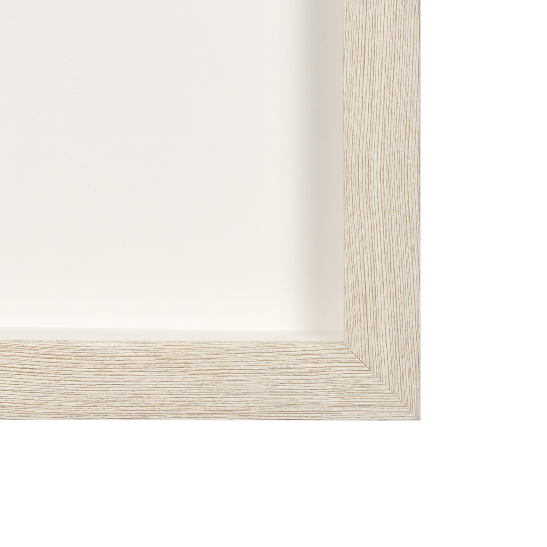 Whitewashed Expression by Studio M a handmade Original Framed Artwork under Glass — product photograph