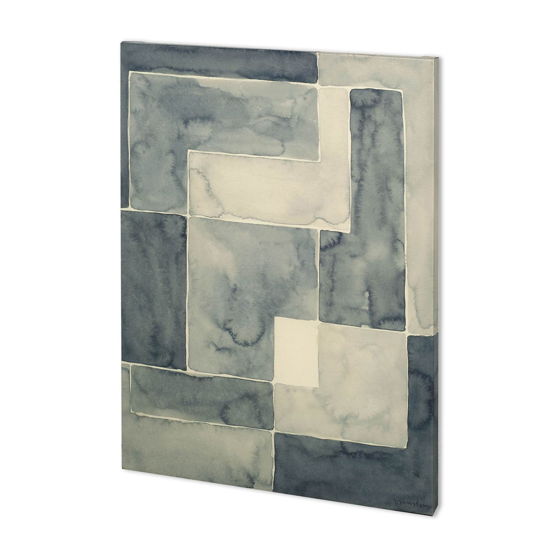 Blockade II by Vanna Lam a Hand Embellished Textured Canvas — product photograph