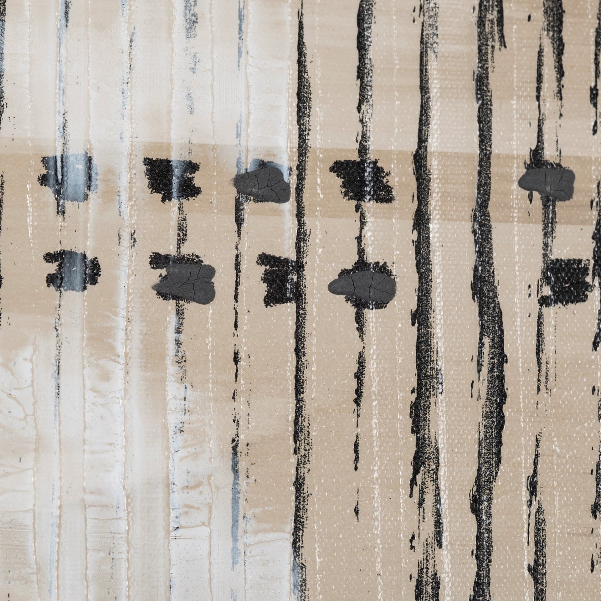 Wool and Silk I by Tom Reeves a Hand Embellished Textured Canvas — product photograph
