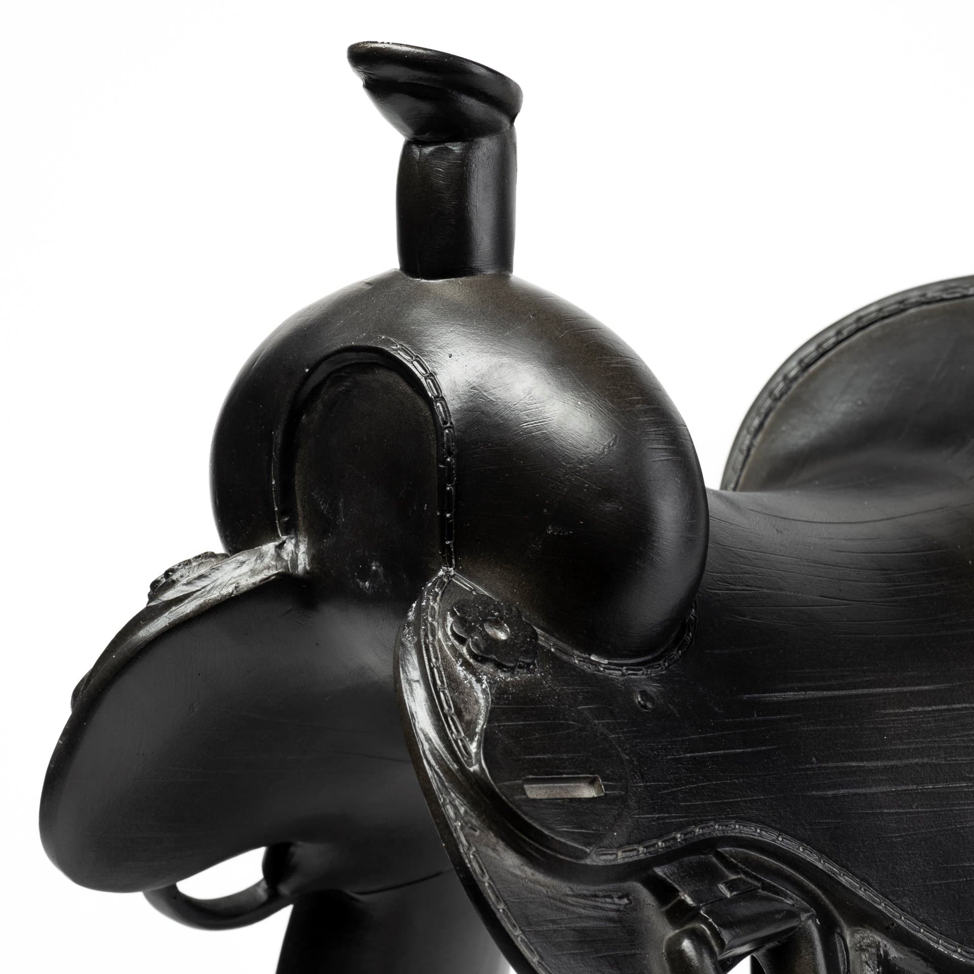 Colt I 9L x 8W Black Equestrian-Inspired Western Horse Saddle — product photograph