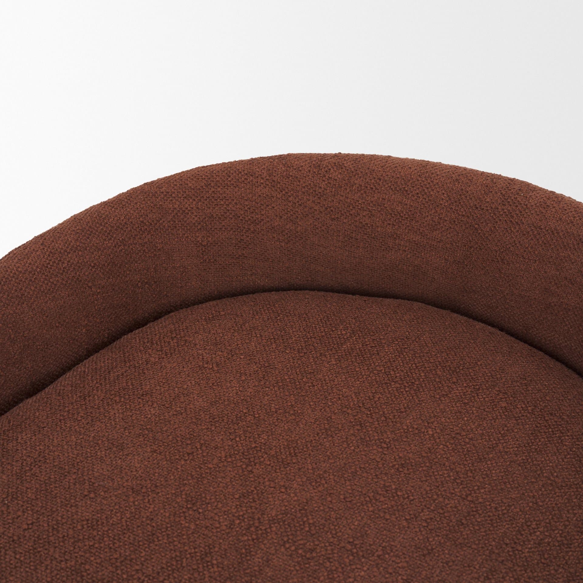 Hollyfield Backless 28.7in Seat Bar Stool | Burgundy Fabric w/ Metal — product photograph