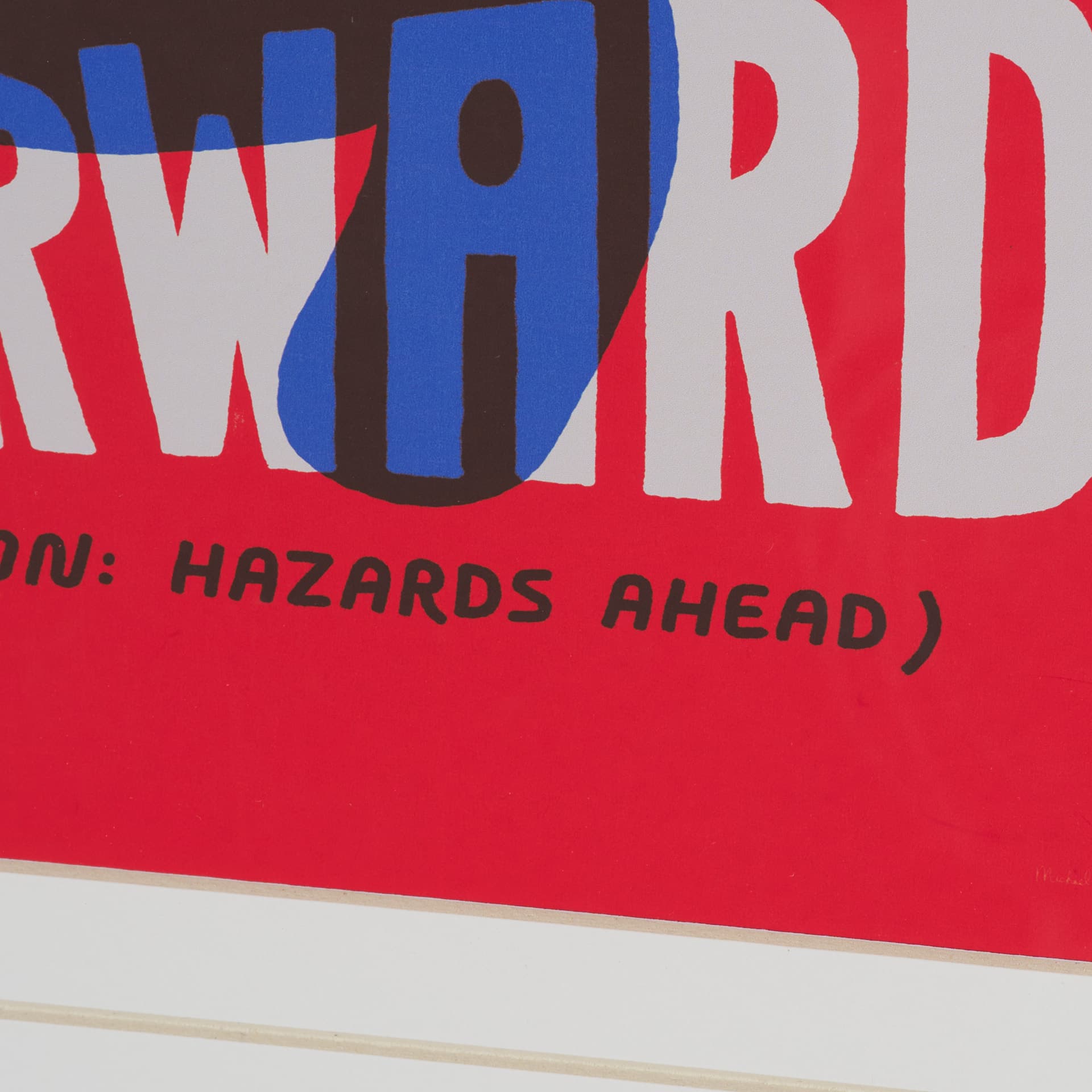 Motivation Mantra I by Michael Mullan Framed Artwork Matted under Glass — product photograph