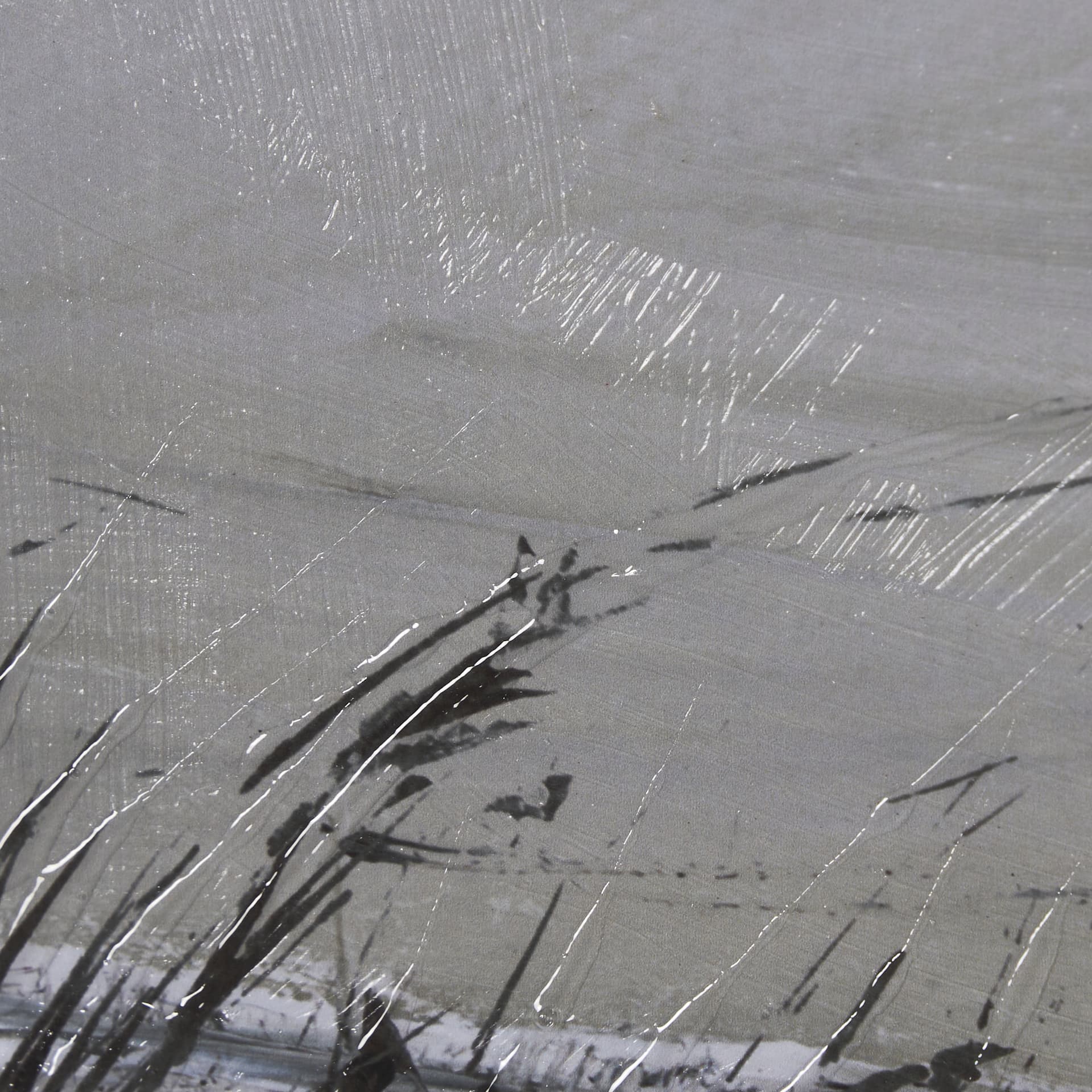 Winter Day III by Mercana Studio a Hand Embellished Textured Framed Art Print Matted under Glass — product photograph