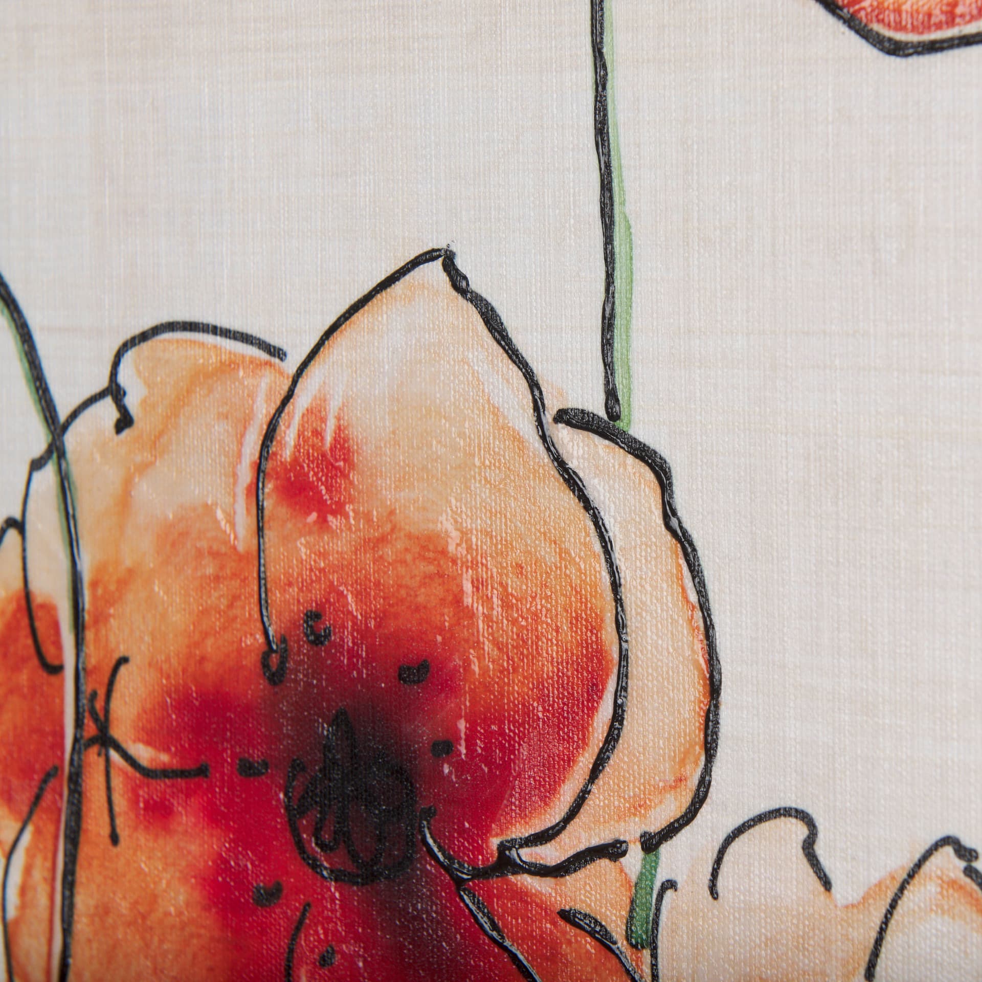 Meadow flowers I by Mercana Studio a Hand Embellished Textured Canvas — product photograph