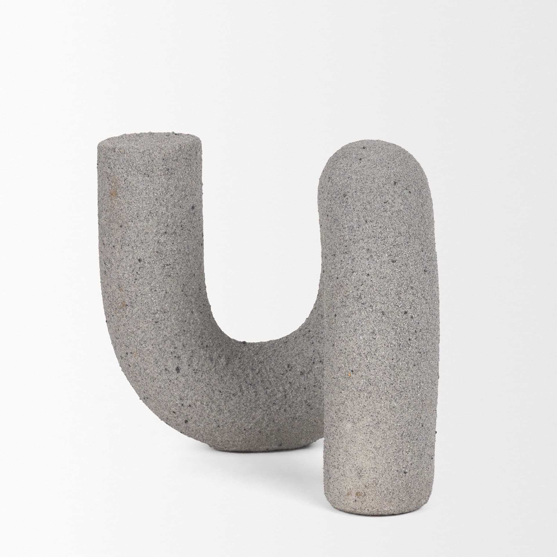 Kailas Resin Textured Concrete Gray Decorative Object — product photograph