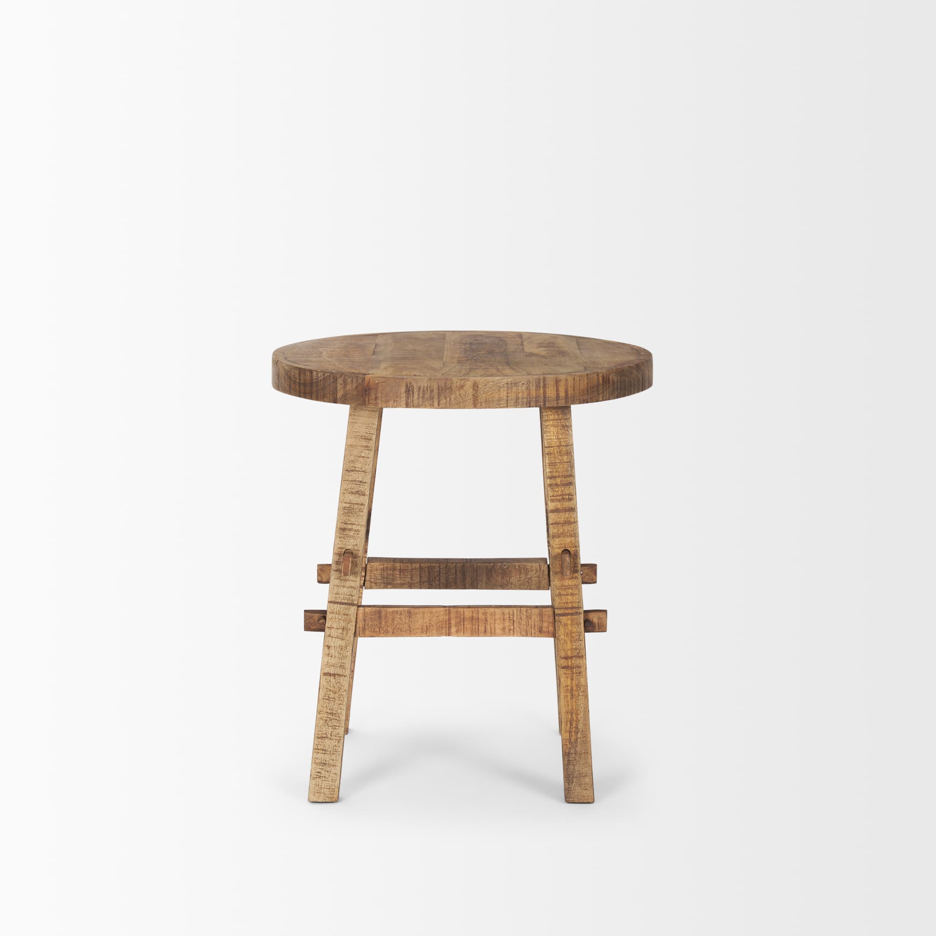 Rosie Small Brown Wood End Table — product photograph