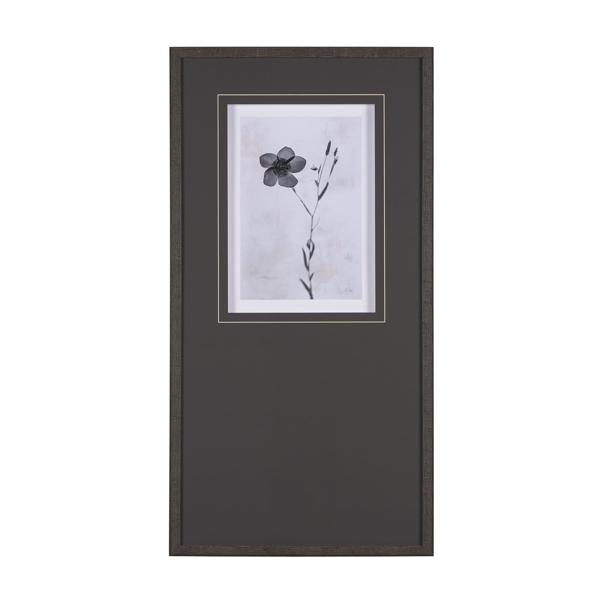 Wonderful Wildflowers XIV Neutral by Deborah Revell a Hand Embellished Framed Art Print Matted under — product photograph