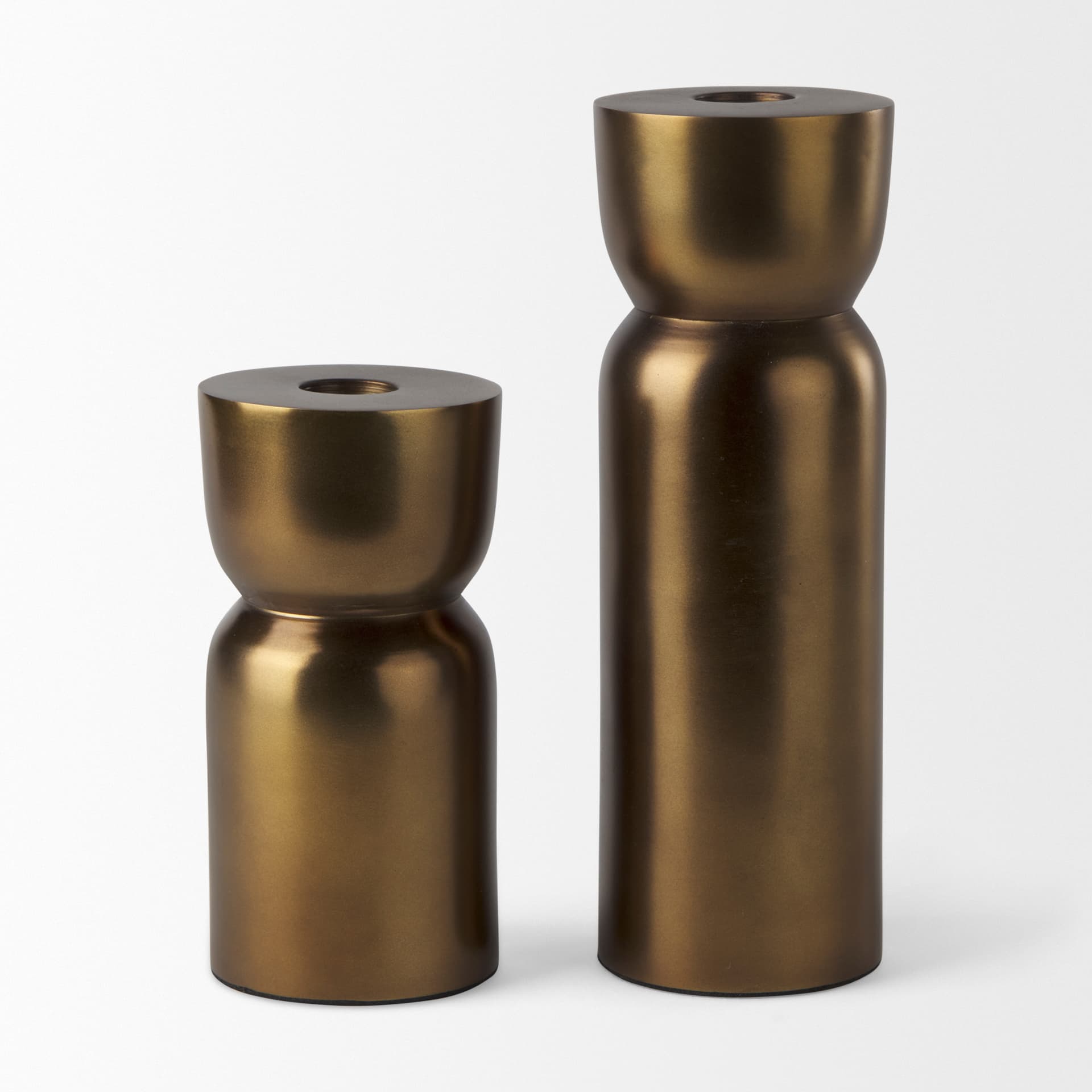 Malta Aluminum Candle Holder Small — product photograph