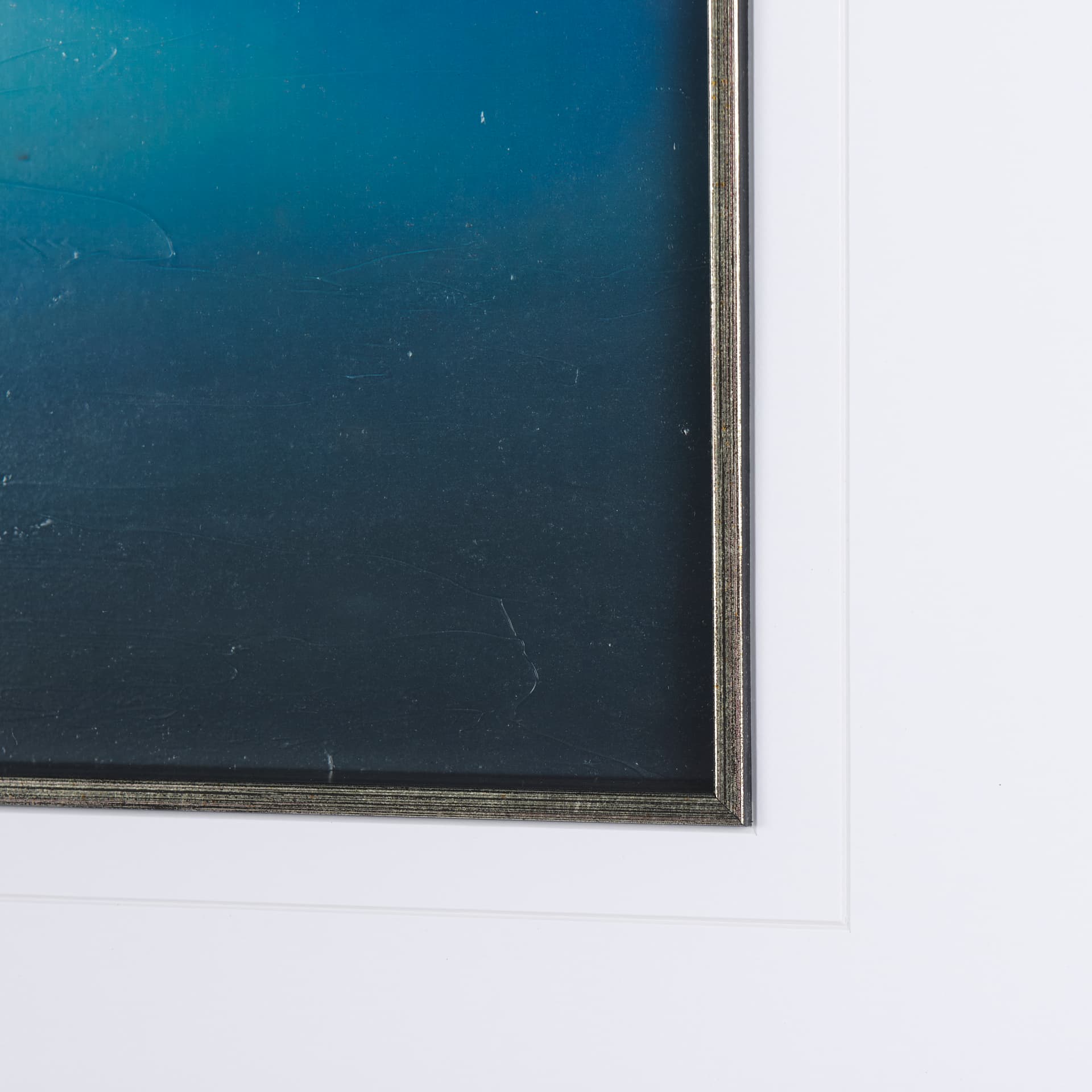 Mountain Top Thaw by Chad Mackay a Hand Embellished Textured Framed Photo Art Print Matted under Gla — product photograph