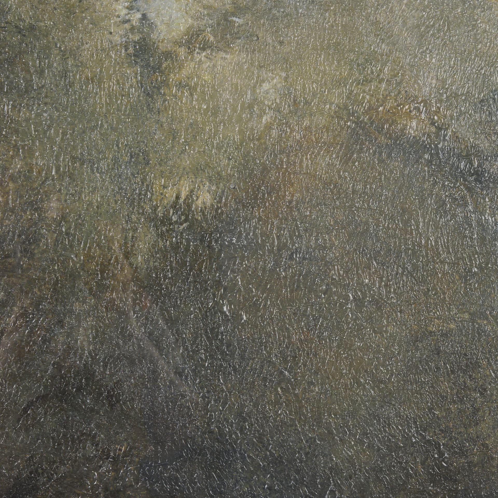 Secret Garden-L by Mercana Studio a Hand Embellished Textured Framed Art Print Matted under Glass — product photograph