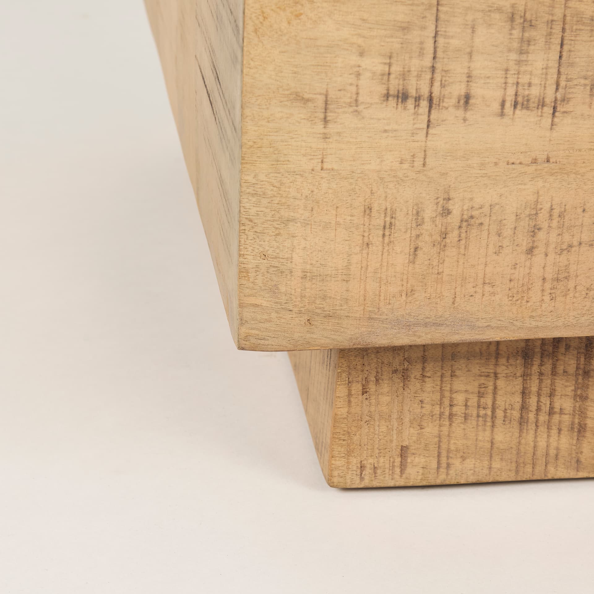 Hayden Light Brown Wood End/Side Table — product photograph