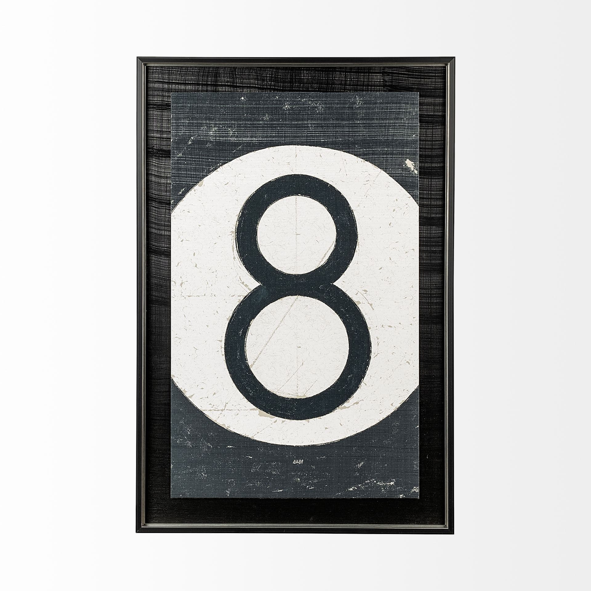 Value Collector 8 by Mercana Studio a Hand Embellished Textured Framed Art Print — product photograph
