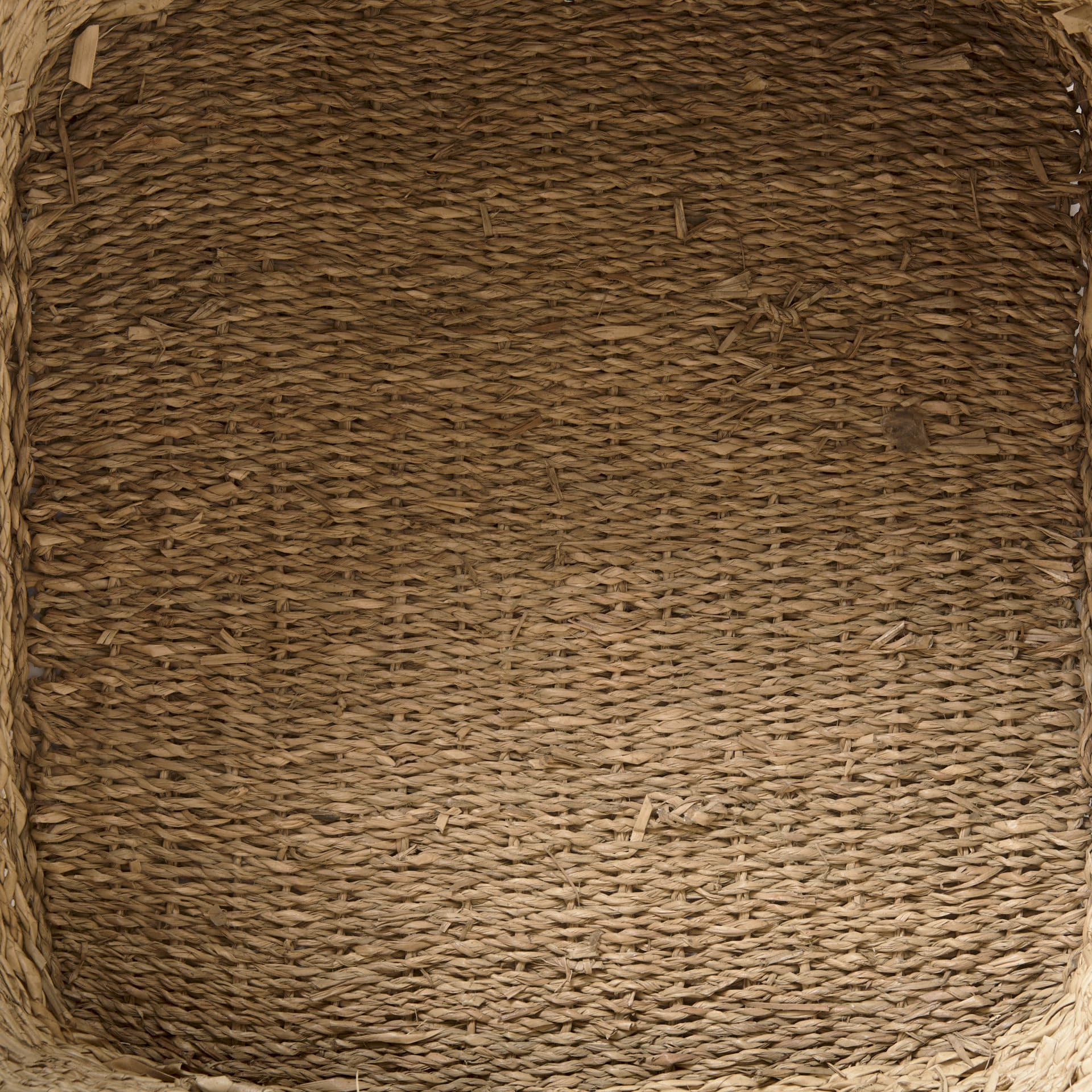 Cullen 15.7L x 15.7W x 15.7H (Set of 3) Grey Twisted Seagrass Square Basket — product photograph