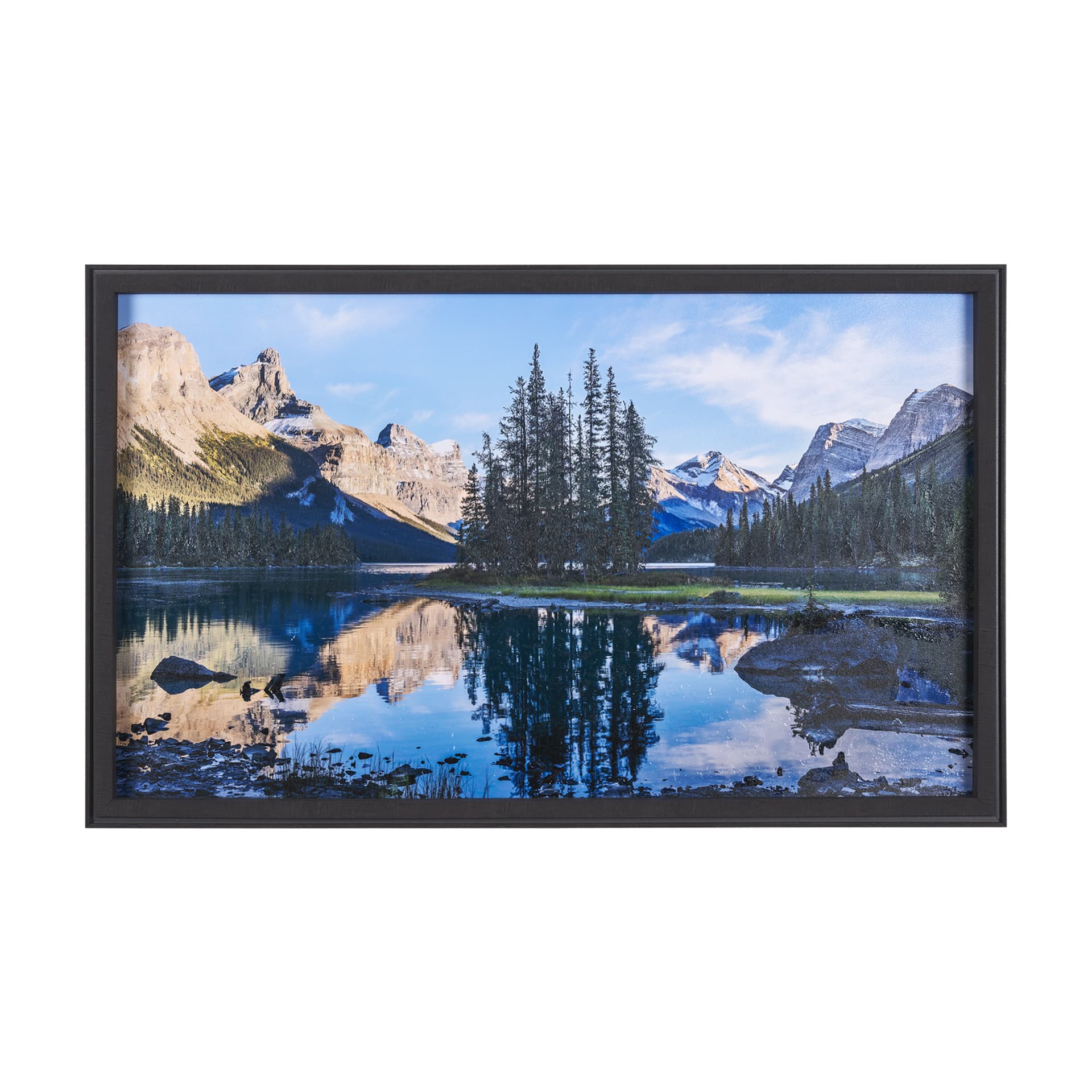 Spirit Island by Gary Blatter a Hand Embelished Textured Framed Photo Art Print — product photograph