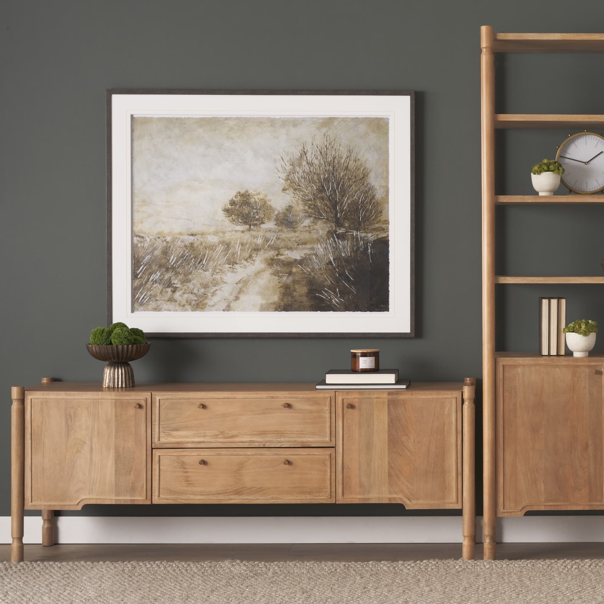 Timeless Vista II by Mercana Studio Textured Framed Artwork Matted under Glass — product photograph