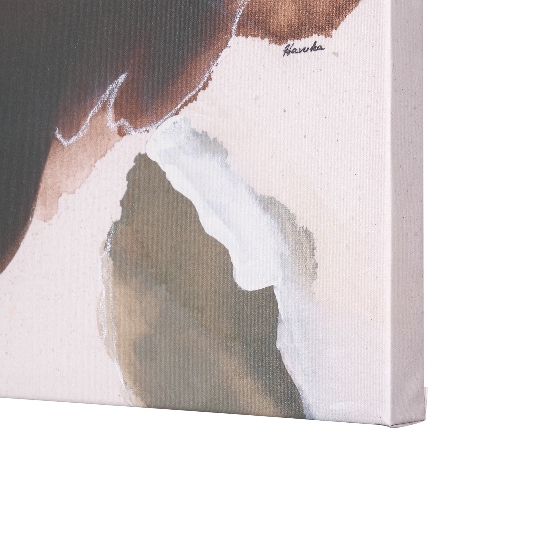 Restrained Beginnings by Ira Havuka a Hand Embellished Textured Canvas — product photograph