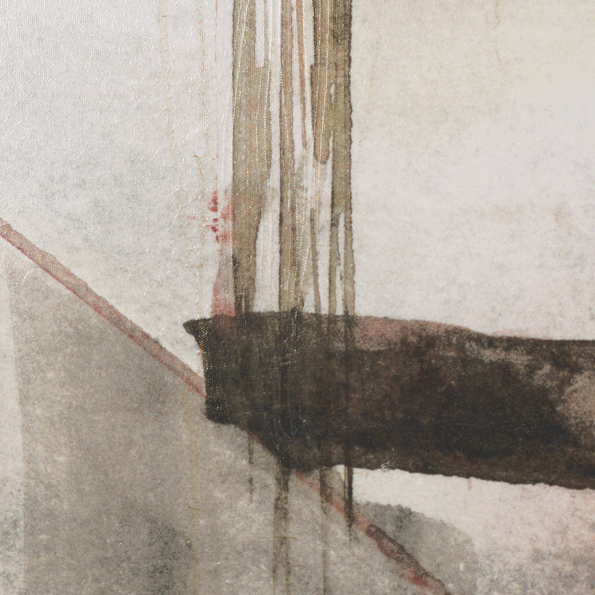 Echoes in Balance II by Mercana Studio Hand-Embellished Textured Framed Canvas Artwork — product photograph