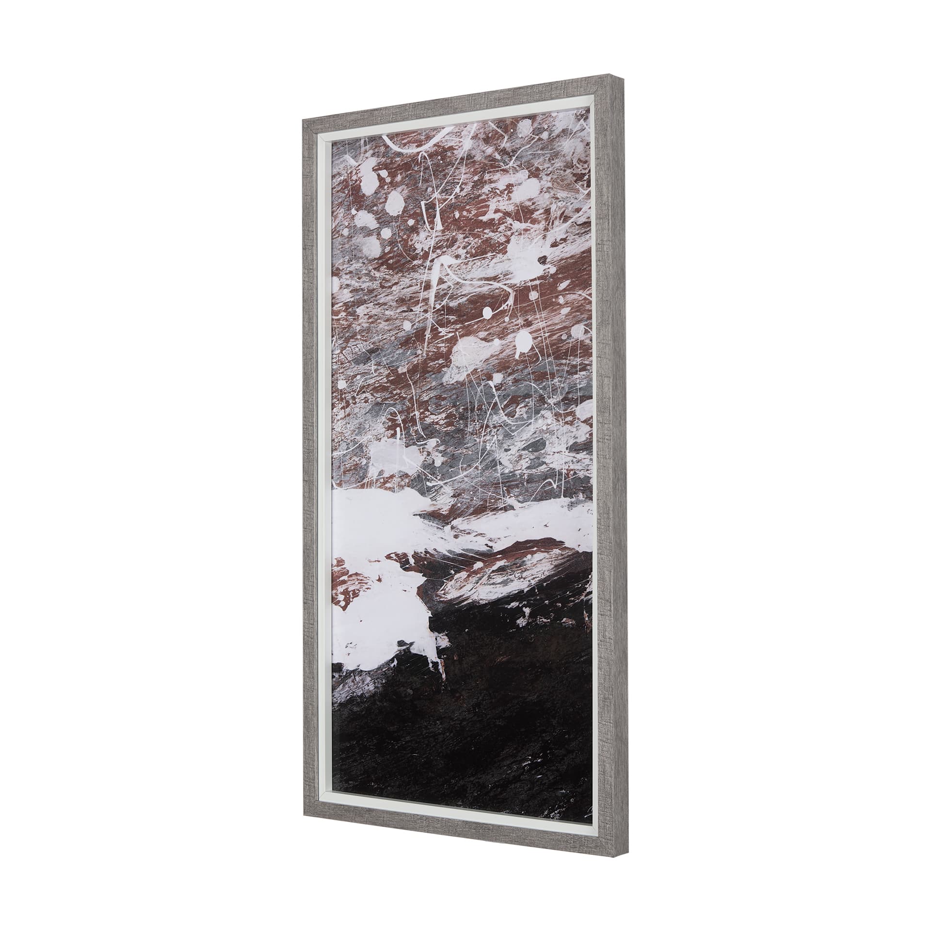Sakura Rain II by Mercana Studio a Hand Embellished Textured Framed Art Print Matted under Glass — product photograph
