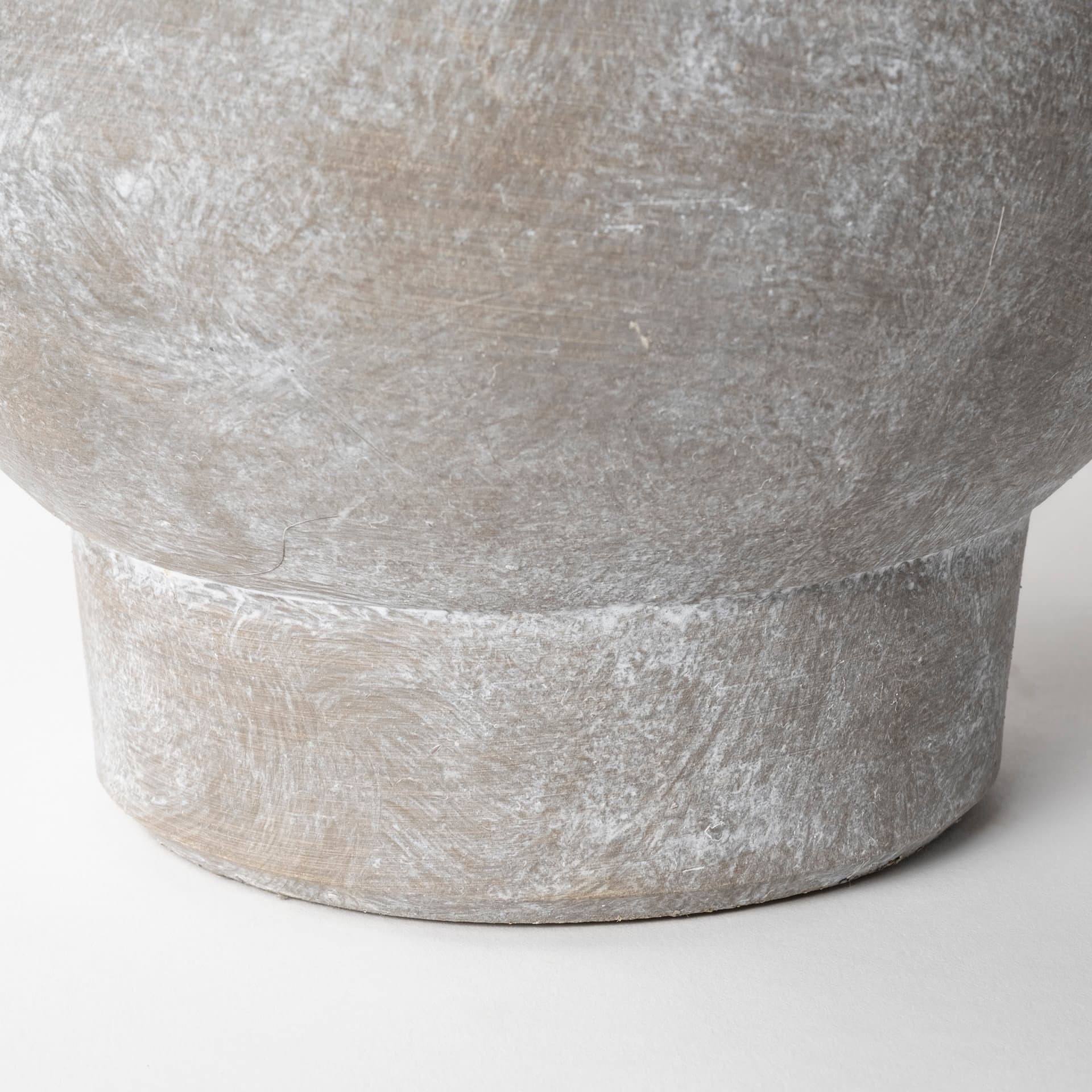 Deya Small Rustic Brown Ceramic Vase — product photograph