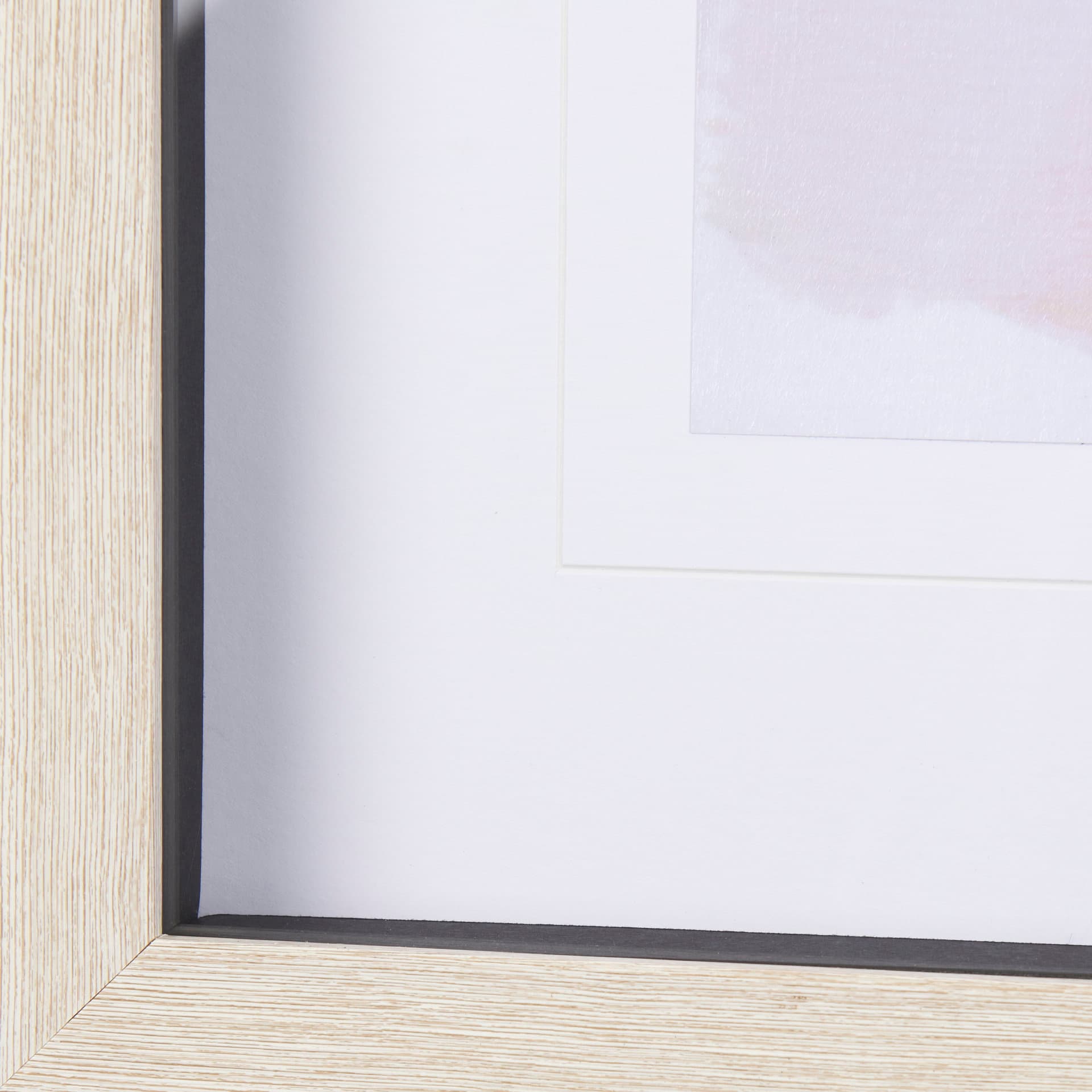 Color Blocks I by Mercana Studio a Hand Embellished Textured Framed Art Print Matted under Glass — product photograph
