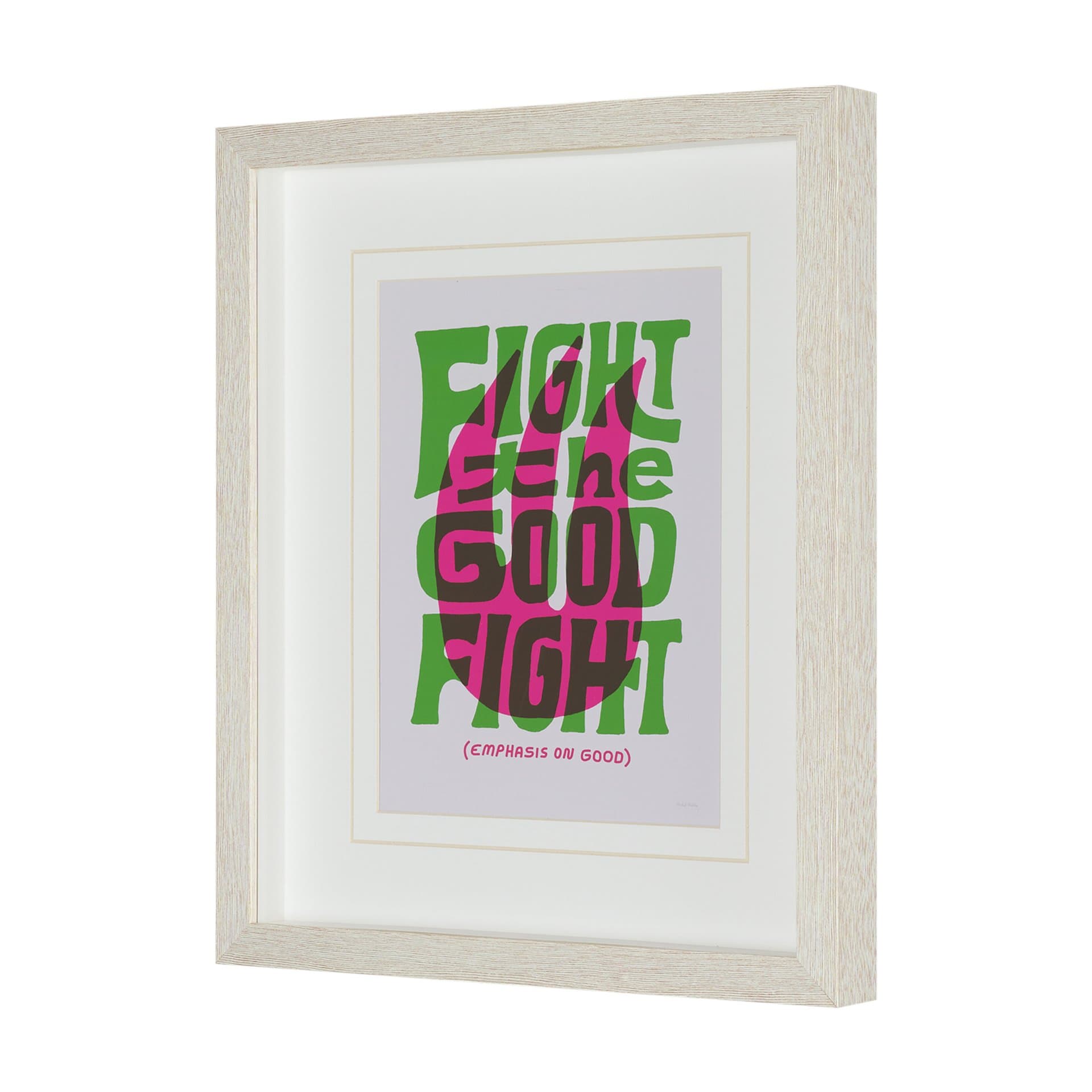 Motivation Mantra IV by Michael Mullan Framed Artwork Matted under Glass — product photograph