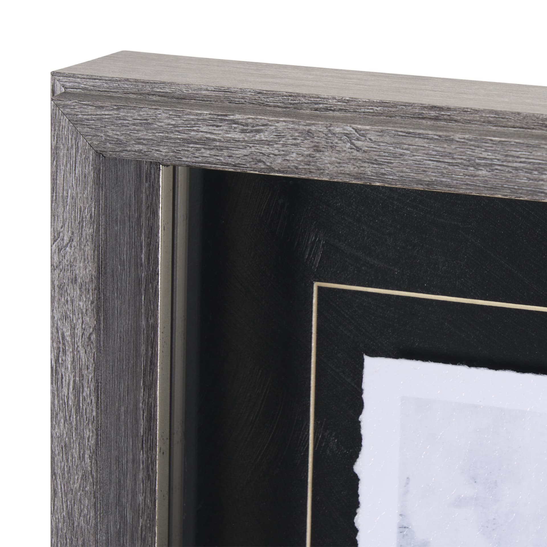 Animal Portrait I (Moose) by Mercana Studio Hand Embellished Framed Art Print Matted under Glass — product photograph