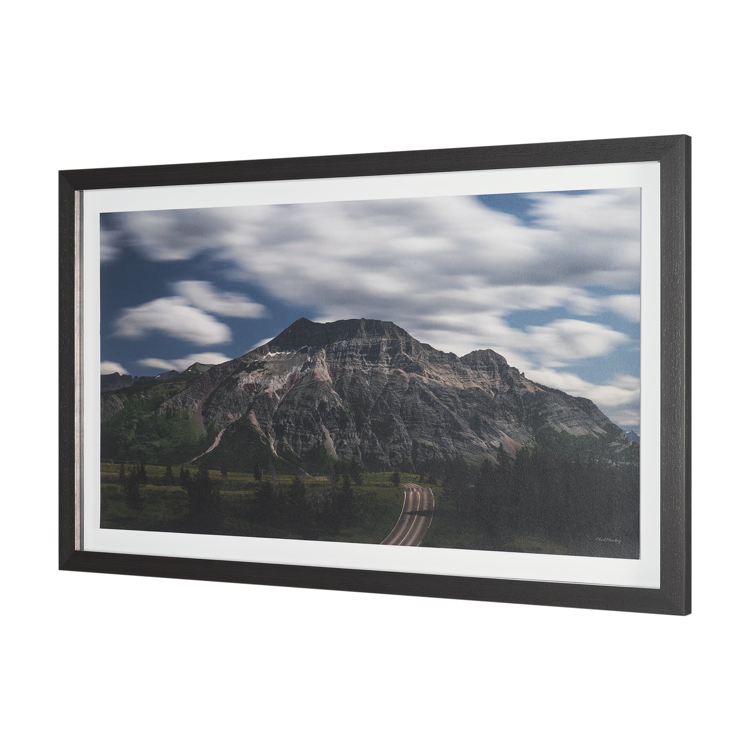 Road Home by Chad Mackay Textured FramedPhoto Print Matted under Glass — product photograph