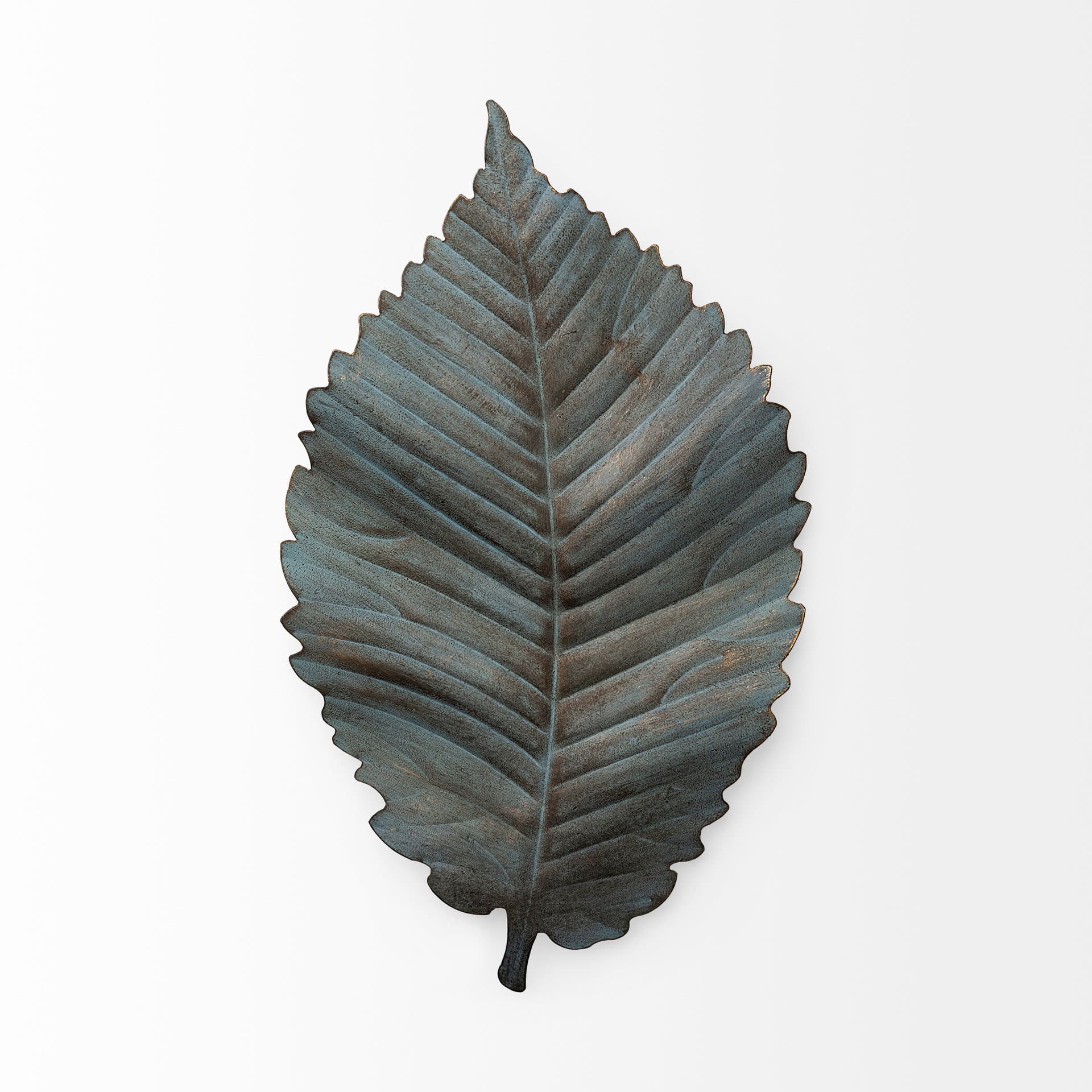 Brattea 16H Large Metal Leaf Wall Art — product photograph