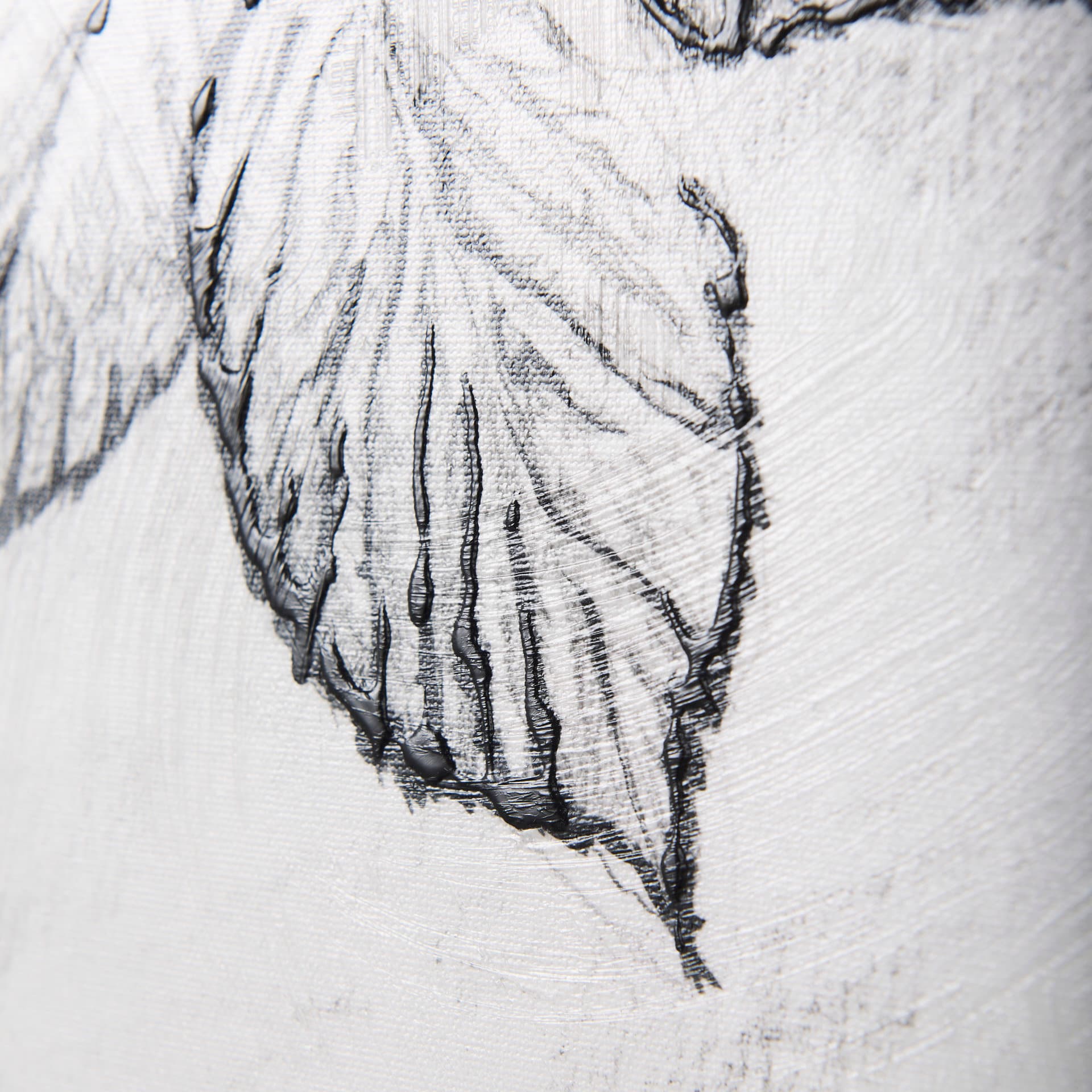 Wildberry Collection Blackberry by Ariana a Hand Embellished Textured Canvas — product photograph