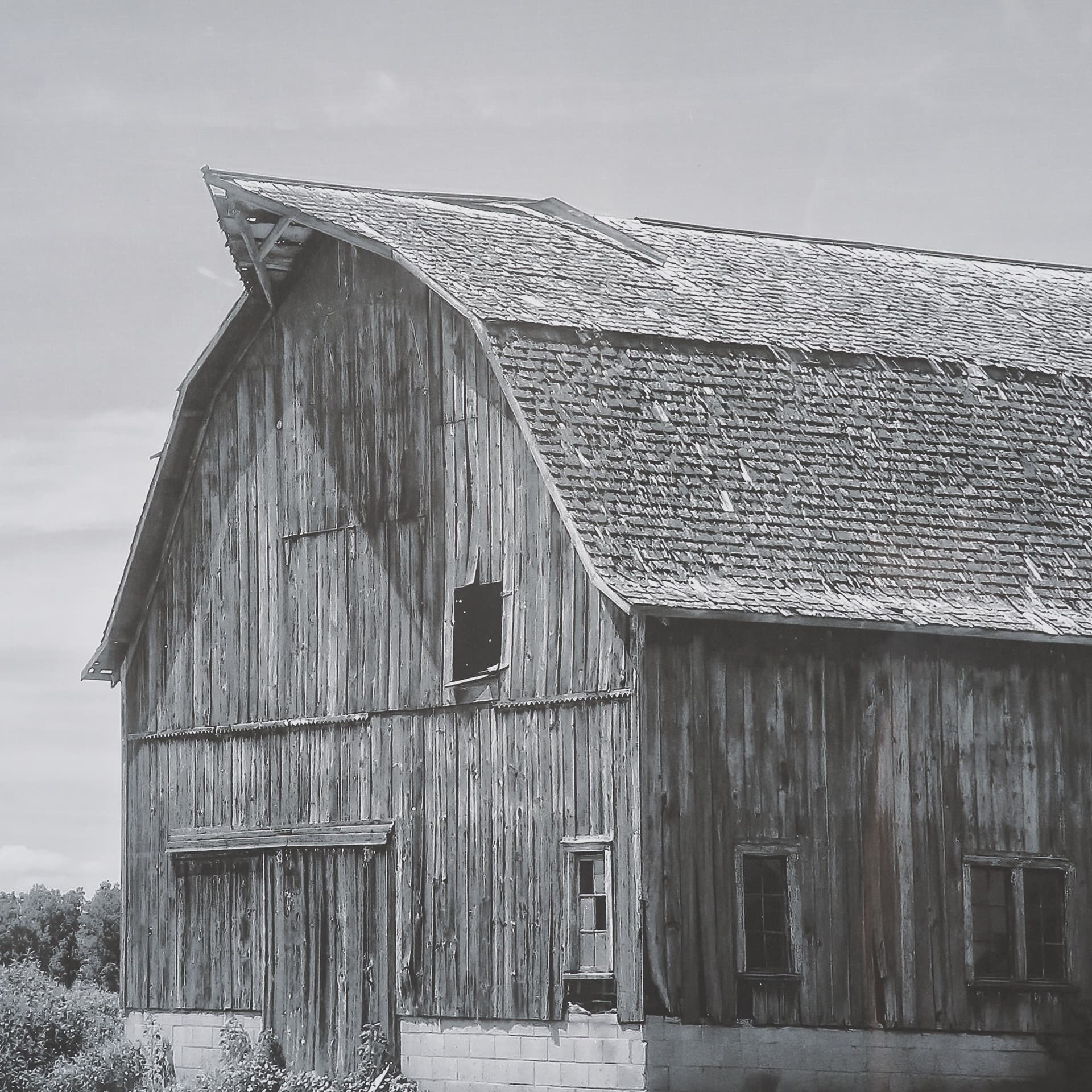 Farm Serenity II by Leda Robertson Textured FramedPhoto Print Matted under Glass — product photograph