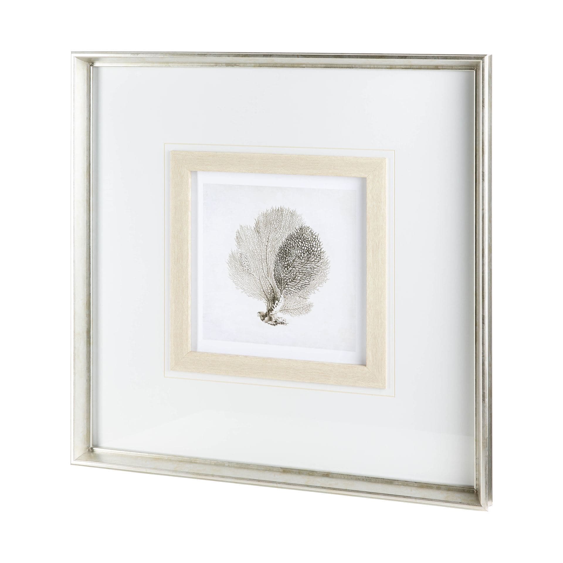 Vintage Coral I by Mercana Studio a Framed Art Print Matted under Glass — product photograph