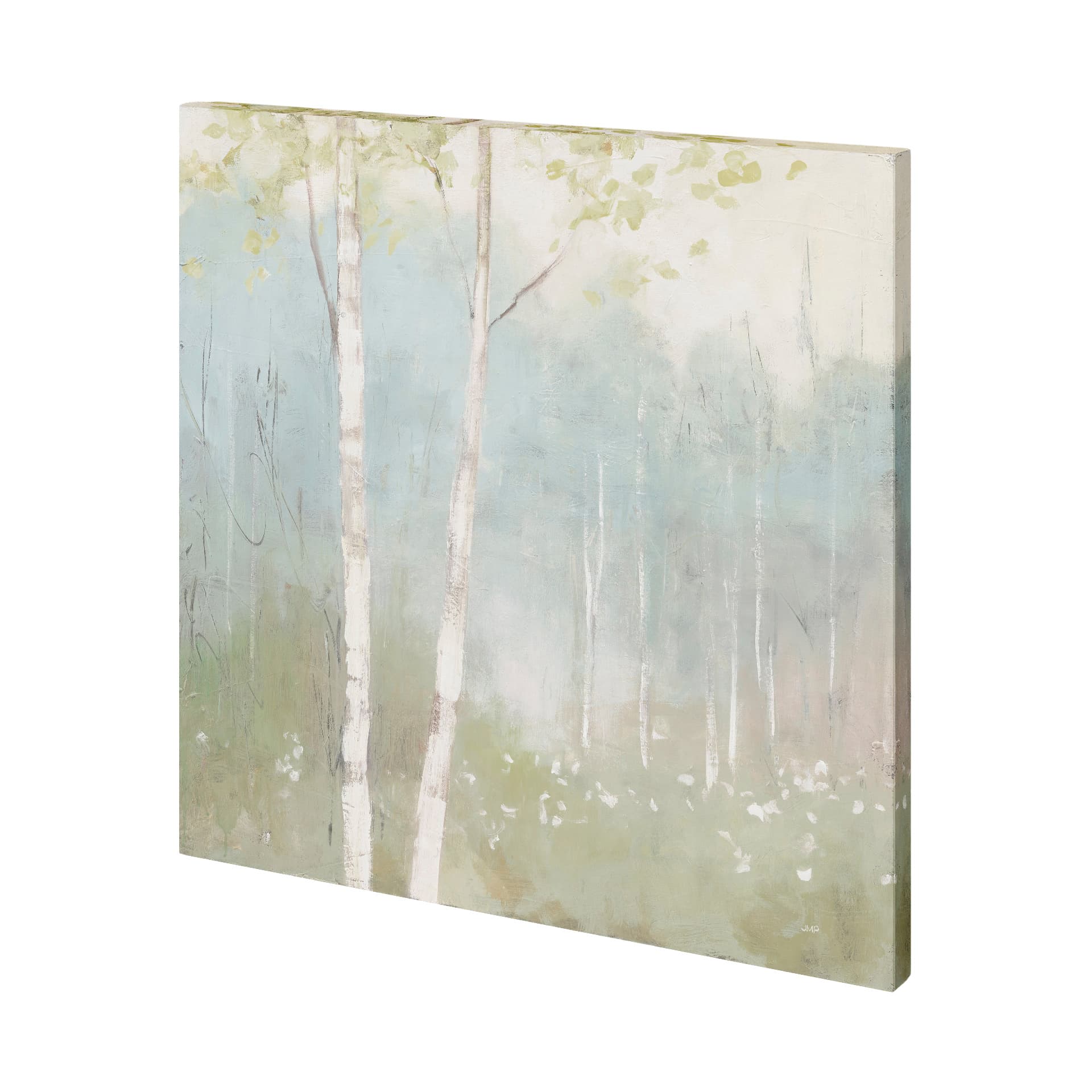 Spring Fling I Cool by Mercana Studio a Hand Embellished Textured Canvas — product photograph