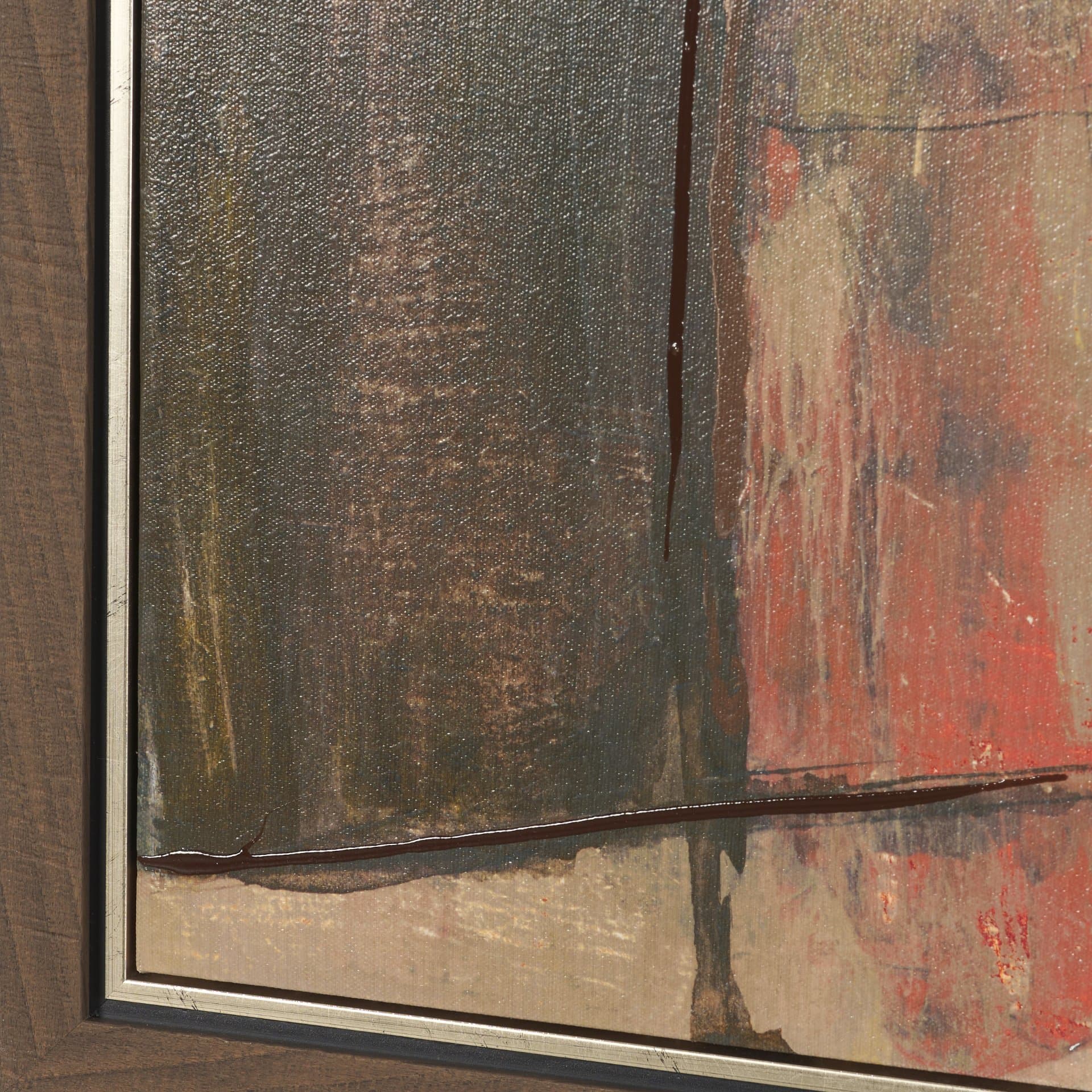 Shale I by Mercana Studio Hand-Embellished Textured Framed Canvas Artwork — product photograph