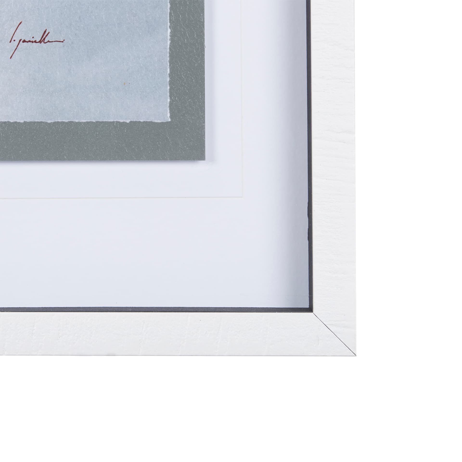 Autumn Branches I by Mercana Studio a Hand Embellished Textured Framed Art Print Matted under Glass — product photograph
