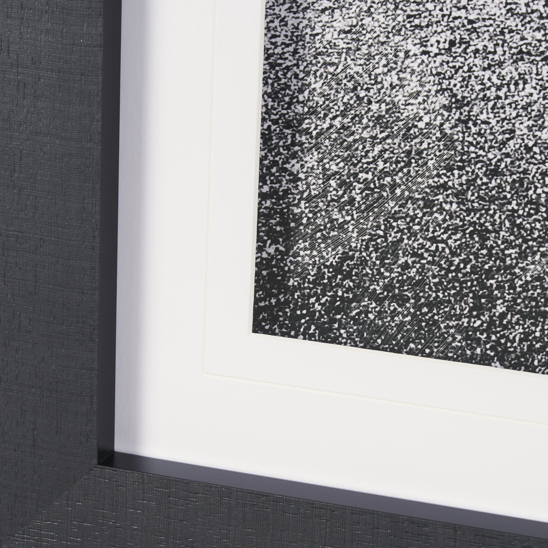 Road to Old West BW by Nathan Larson a Hand Embellished Framed Photo Art Print Matted under Glass — product photograph