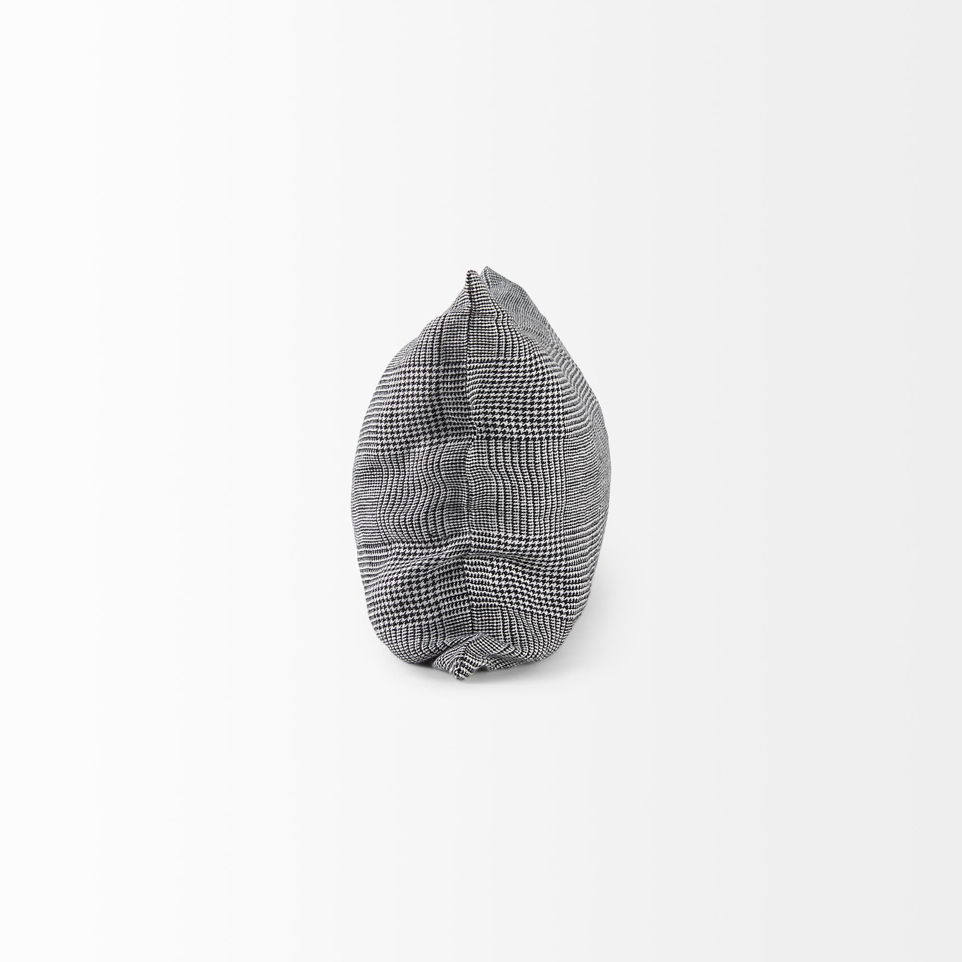 Ramone 14x26 White and Black Fabric Pillow Cover — product photograph