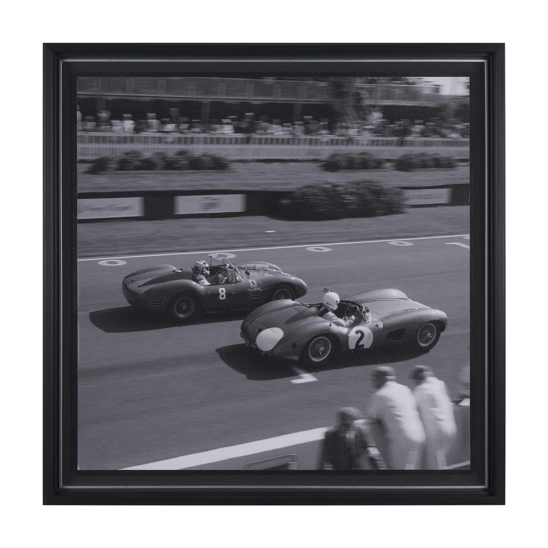 Race Day - Qualifying by Ben Wood a Hand Embellished Framed Photo Art Print Matted under Glass — product photograph