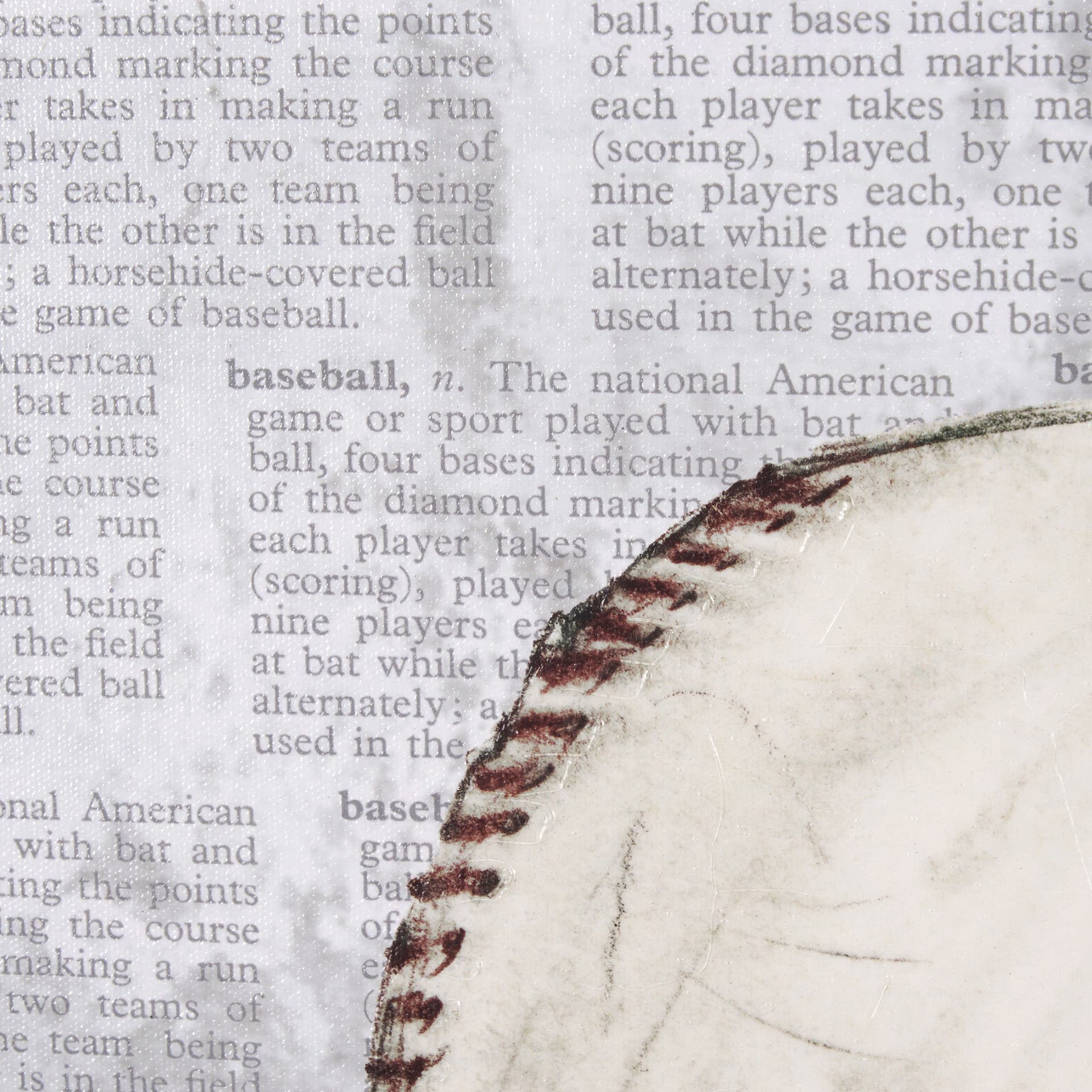 Definition of Sport I by Mercana Studio a Hand Embellished Textured Framed Art Print — product photograph