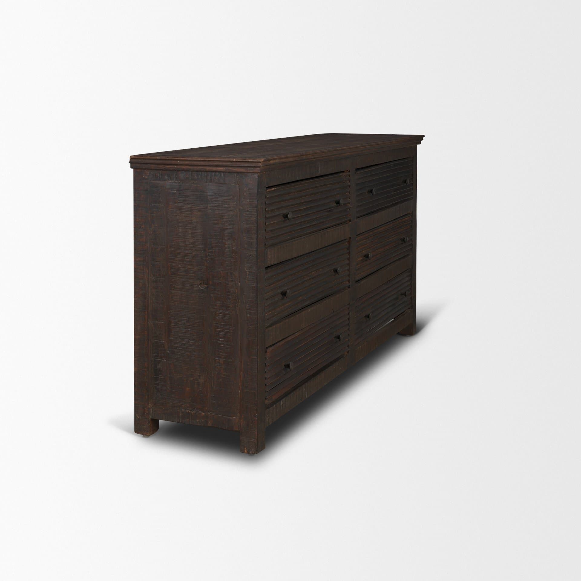 Rhett Reclaimed Wood 6 Drawer Cabinet — product photograph
