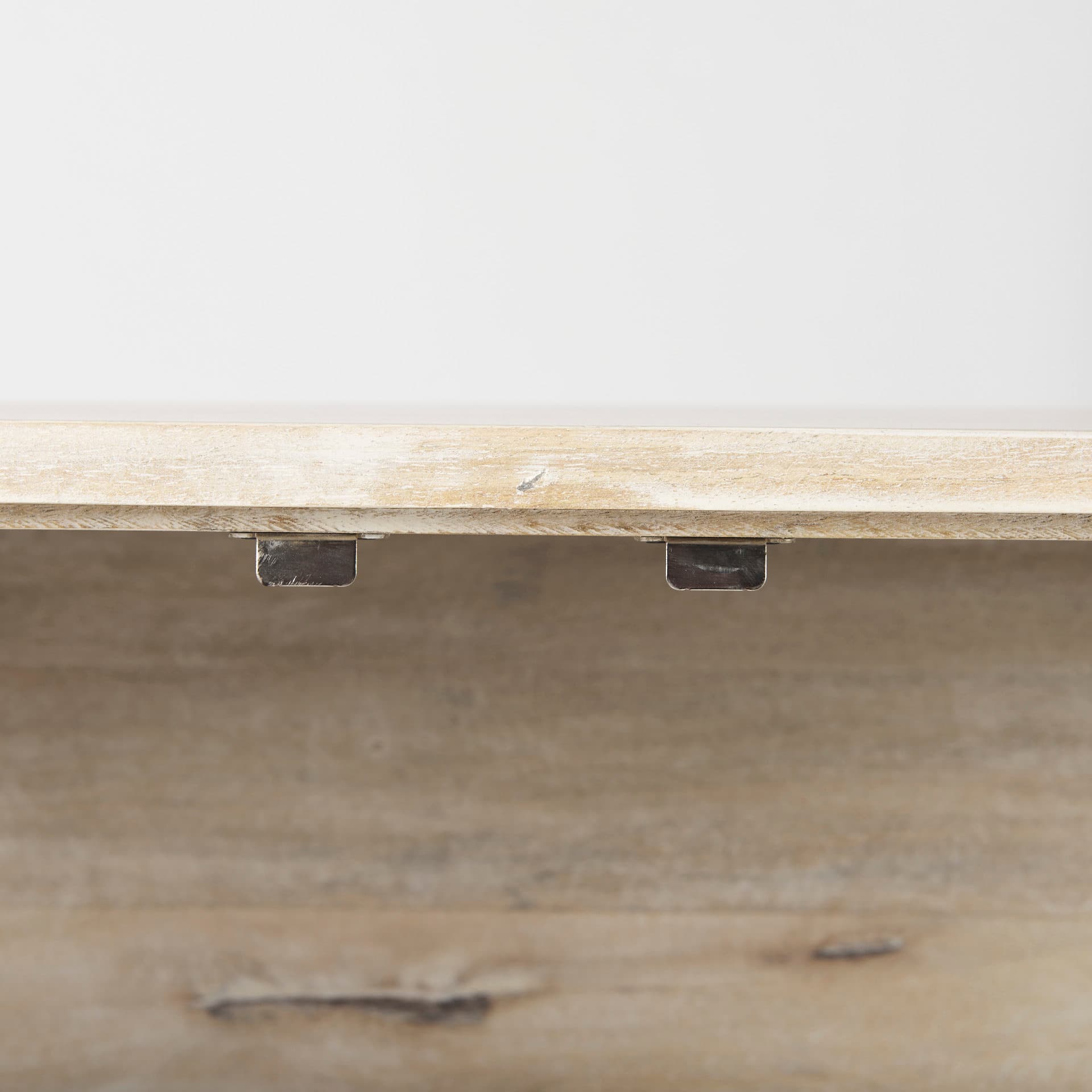 Arelius 36L x 18W x 32H White Wood, Gold Metal Base w/ 2 Glass Doors Accent Cabinet — product photograph