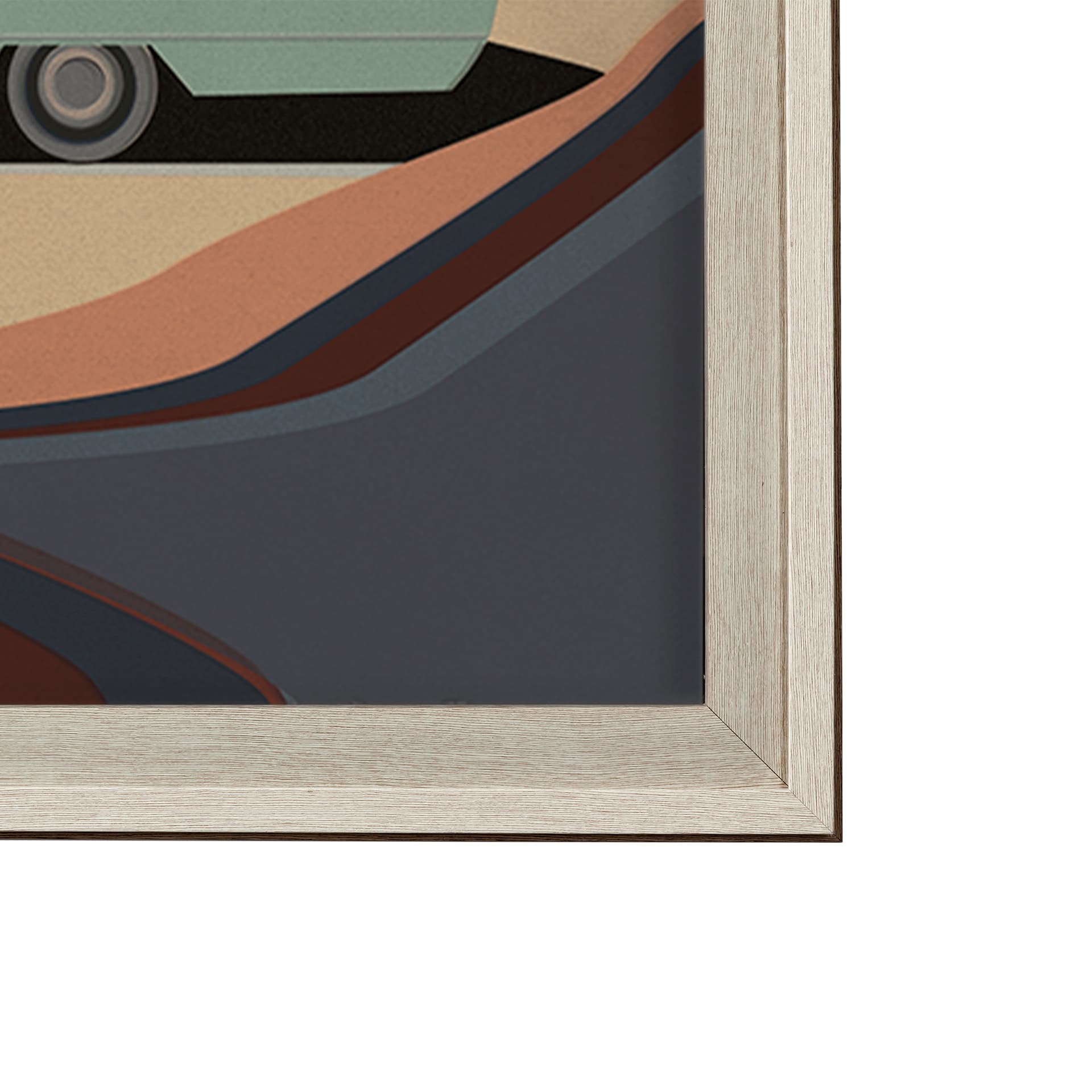 Arizona Go USA (XL) by Mercana Studio a Hand Embellished Decograph Framed Art Print under Glass — product photograph