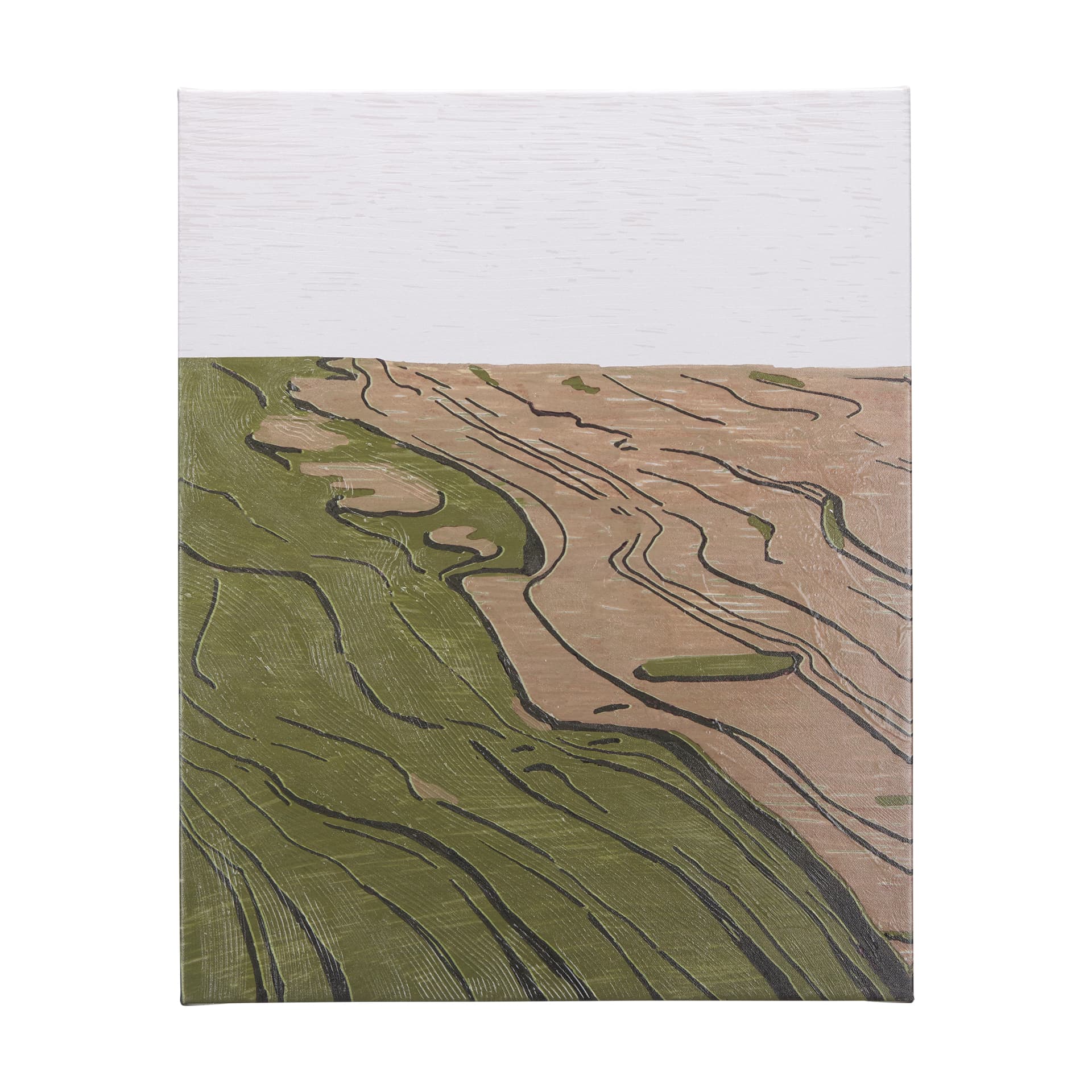 Farmland Spring I by Mercana Studio a Hand Embellished Textured Canvas — product photograph
